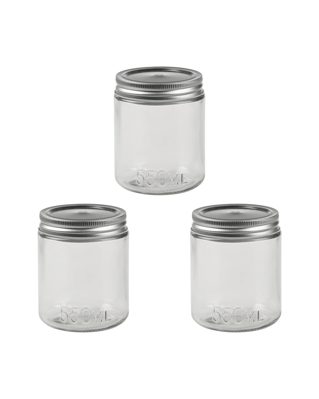 3 Preserving Jars - 5