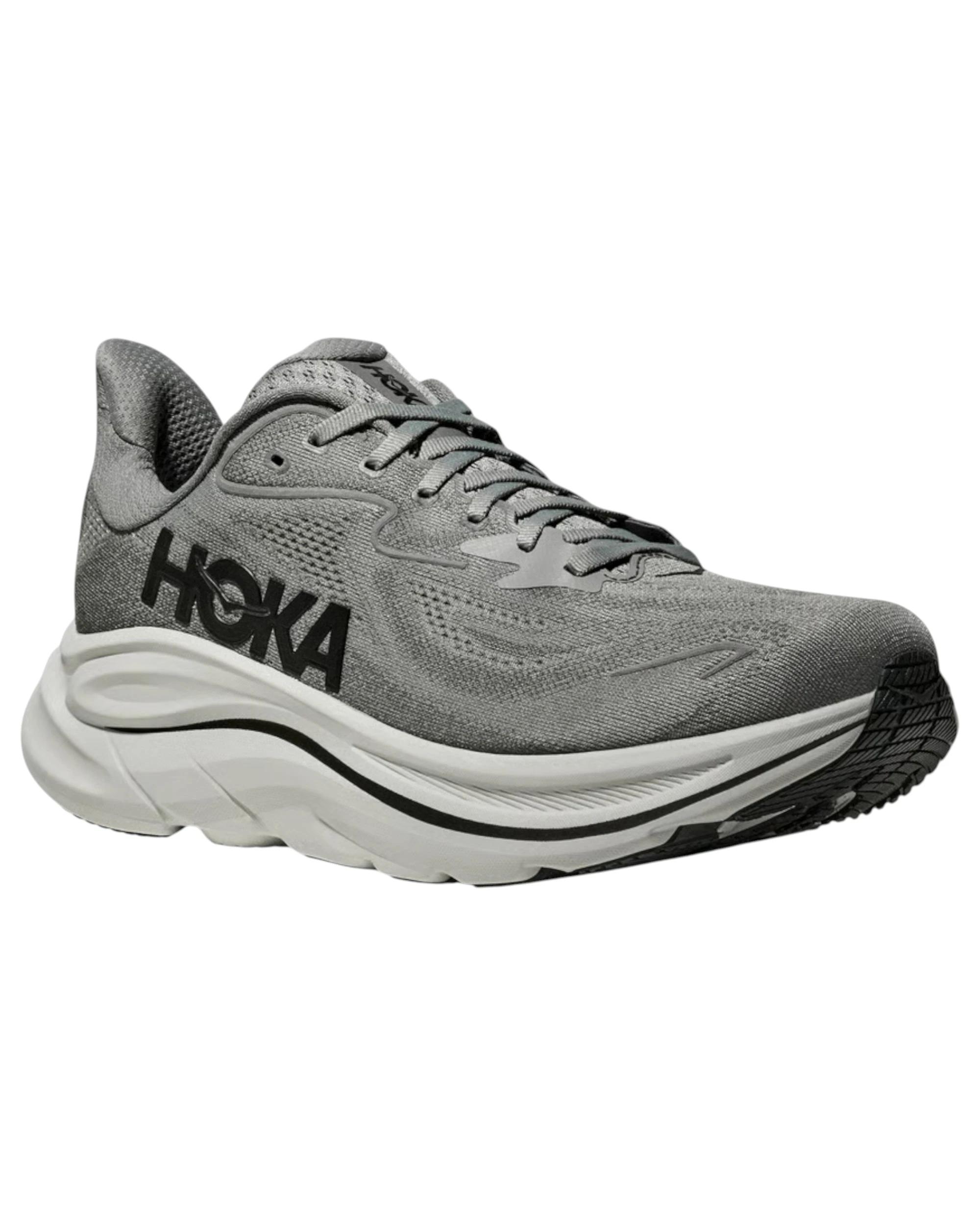 4 Hoka Mens Clifton 10 Athletic Running Shoes GALACTIC GREY, 4 of 8