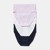 BRIGHT LAVENDER, WHITE, DEEP NAVY