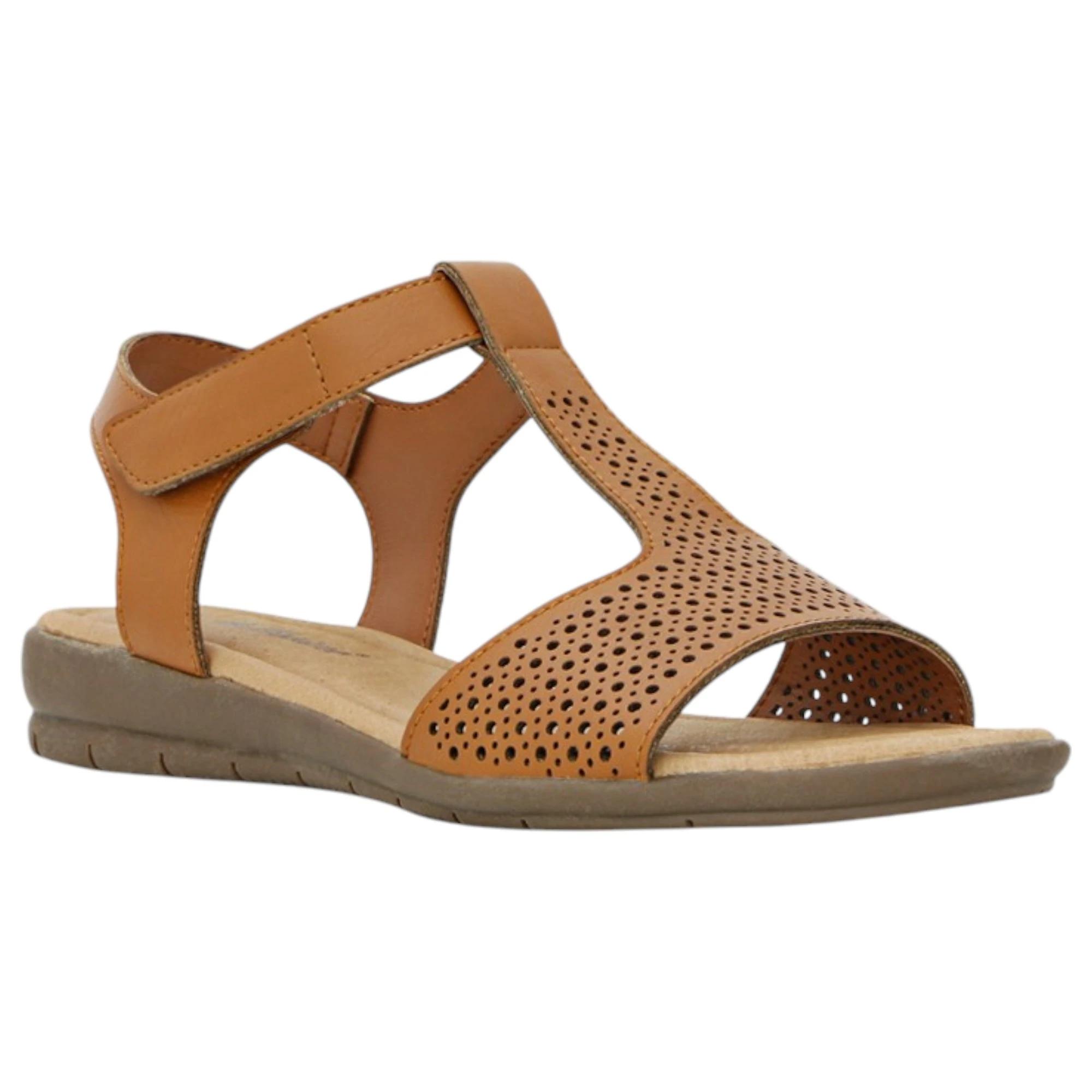 1 Bellissimo Womens Briar Flat Sandals TAN, 1 of 1