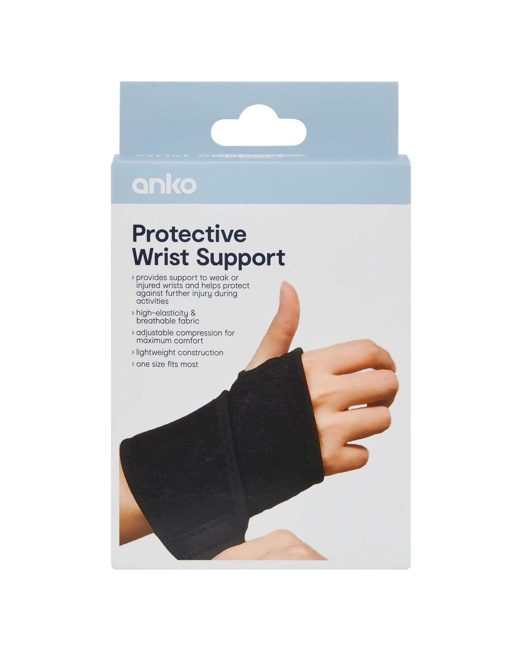 6 Protective Wrist Support - Black, 6 of 7