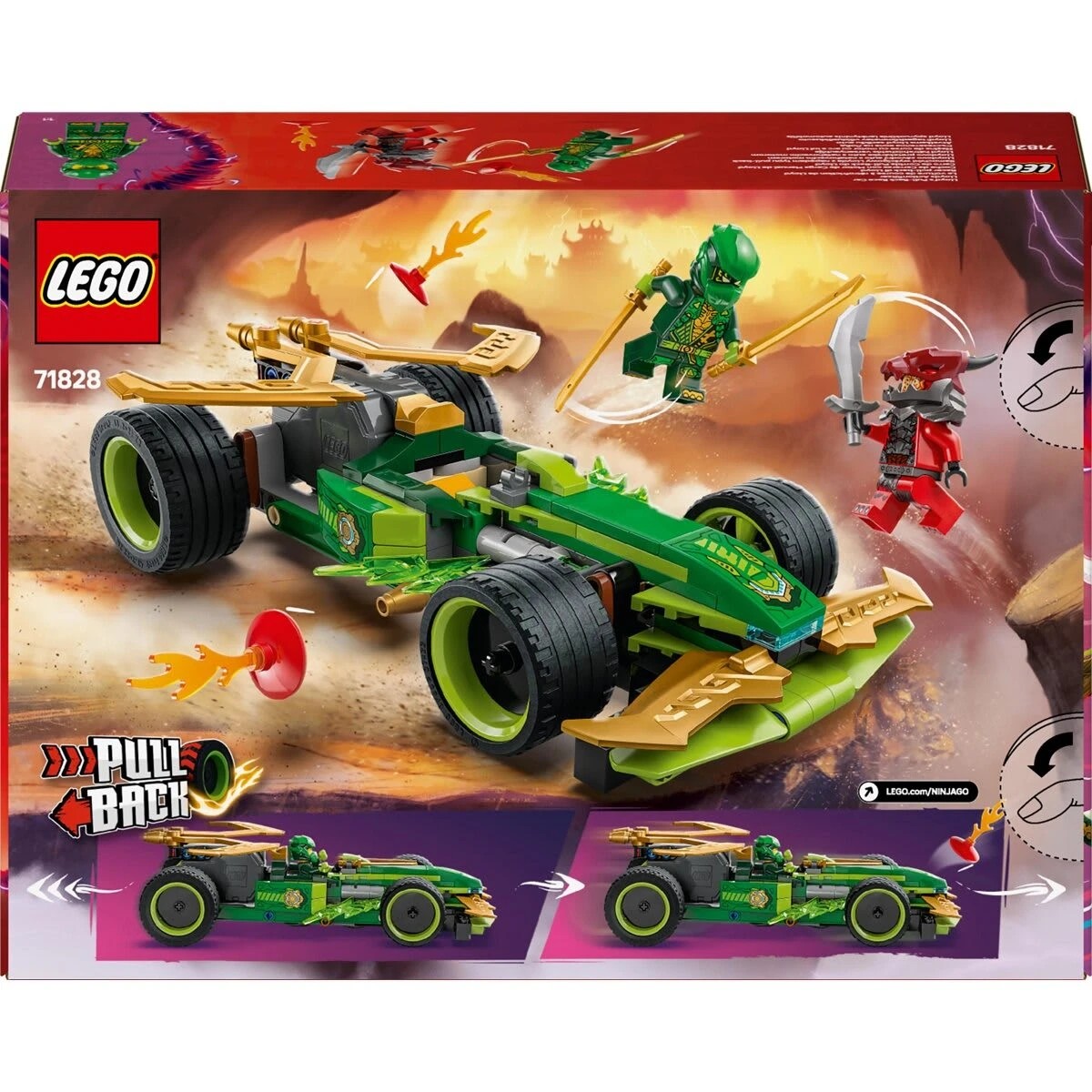 10 LEGO NINJAGO Lloyd’s Pull-Back Race Car 71828, 10 of 10