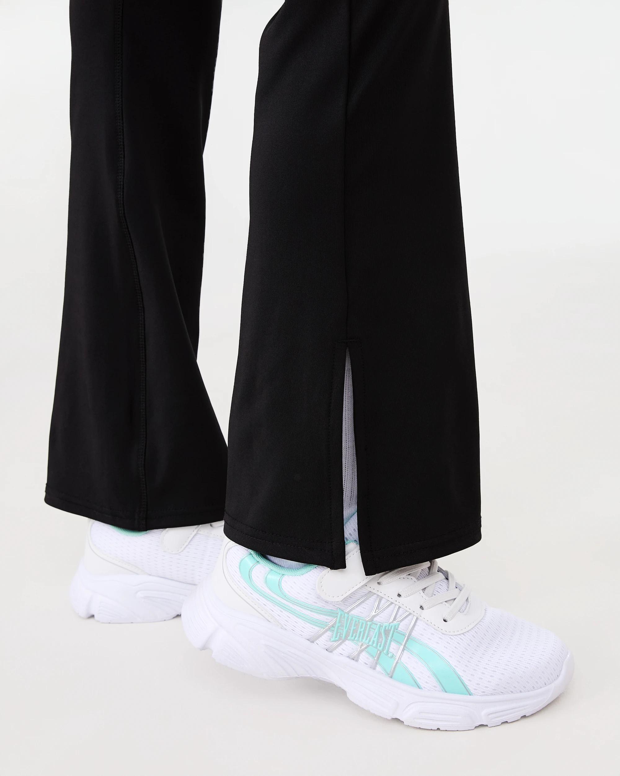 5 Everlast Kids Fold Over Flare Leggings Black, 5 of 7