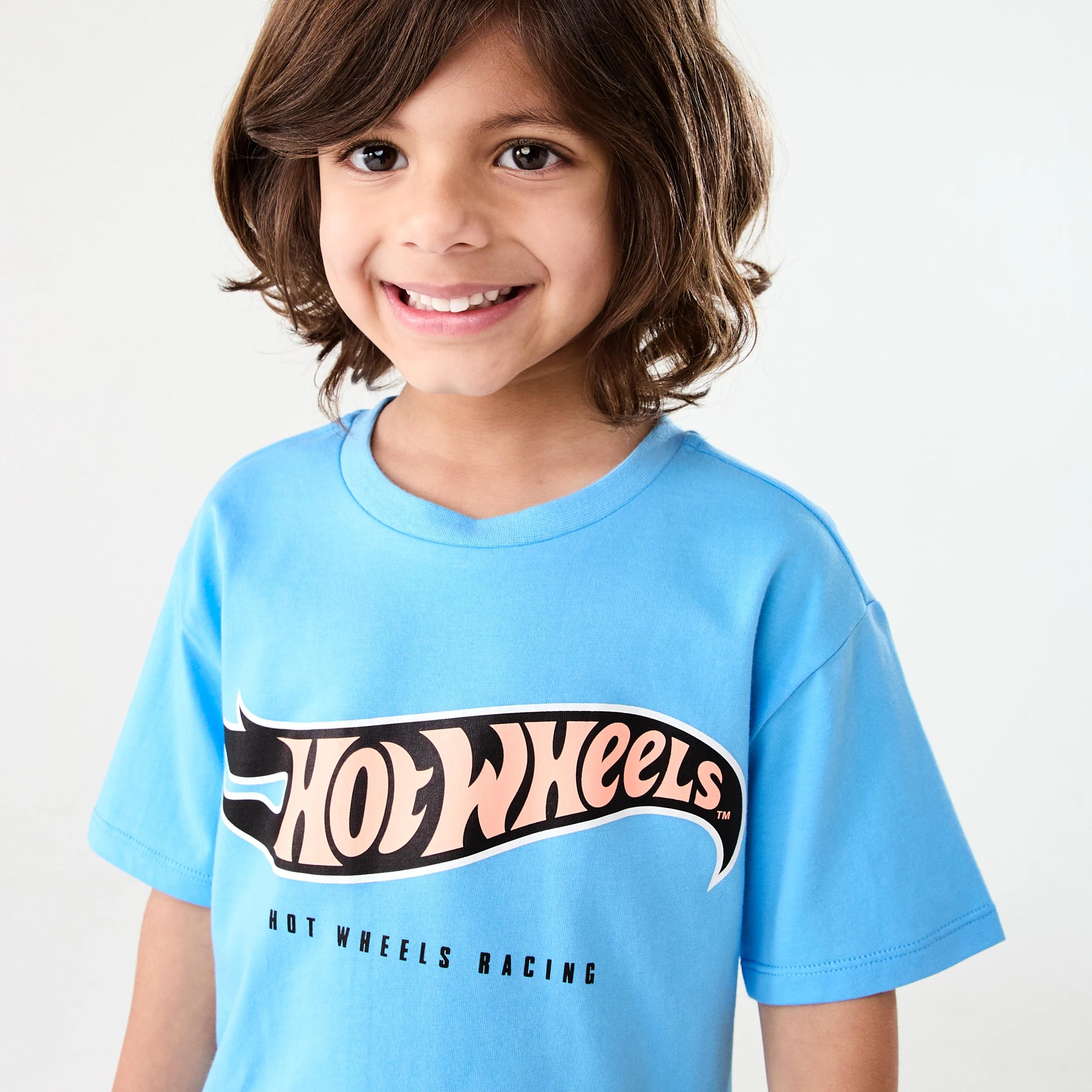 3 Hot Wheels License Print T-shirt HOT WHEELS RACING FRONT AND BACK PRINT, 3 of 7