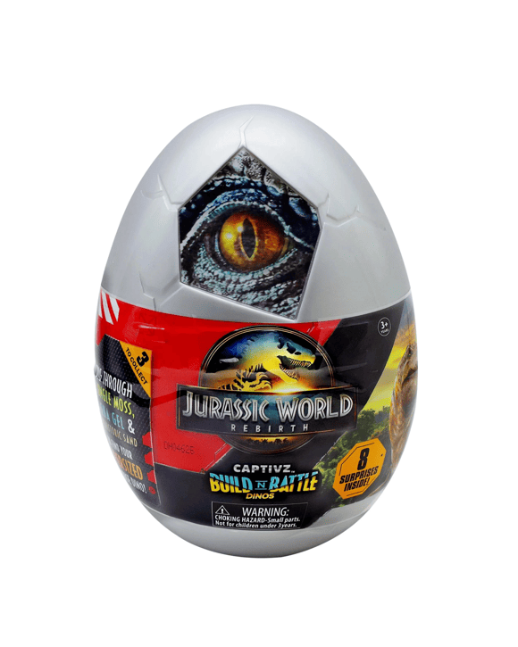 Jurassic World Rebirth Captivz Surprise Egg - Assorted - Multi