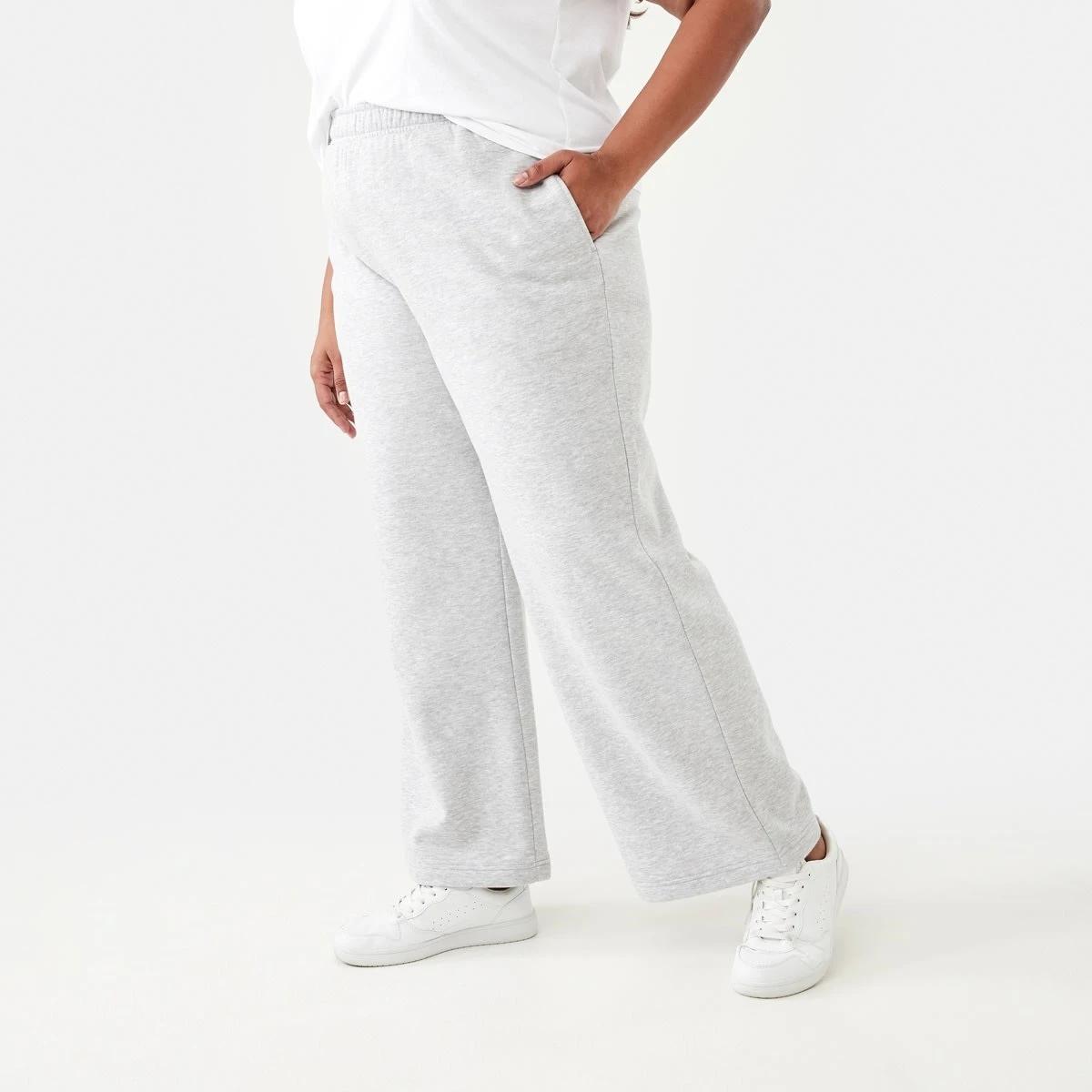 2 Curve Wide Leg Trackpants Slvr Marle, 2 of 5