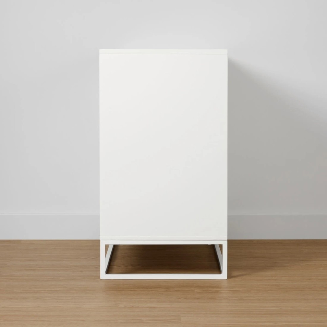 3 Stevie Ribbed Cabinet - White, 3 of 9