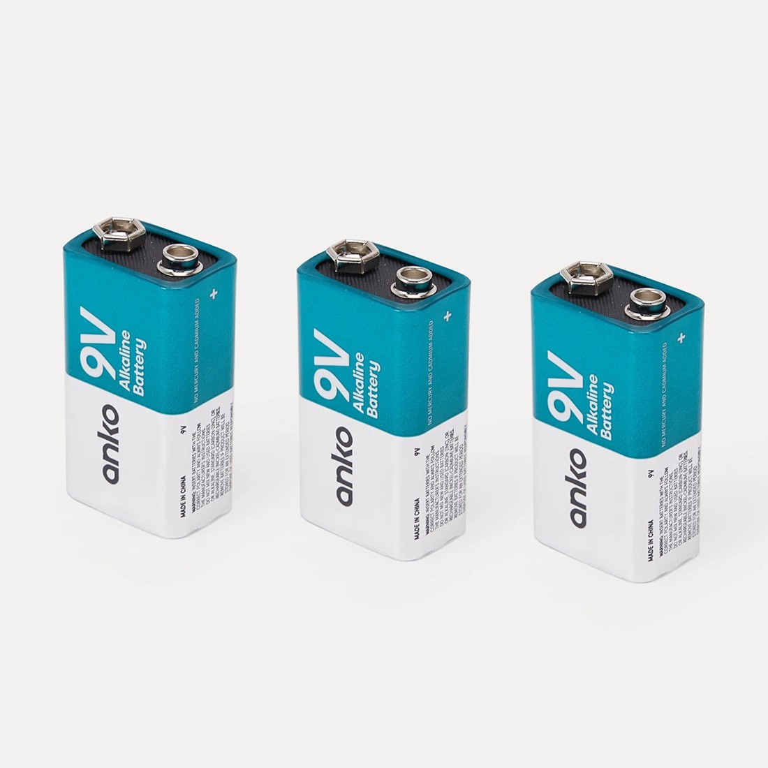 3 3 Pack 9V Alkaline Batteries, 3 of 5