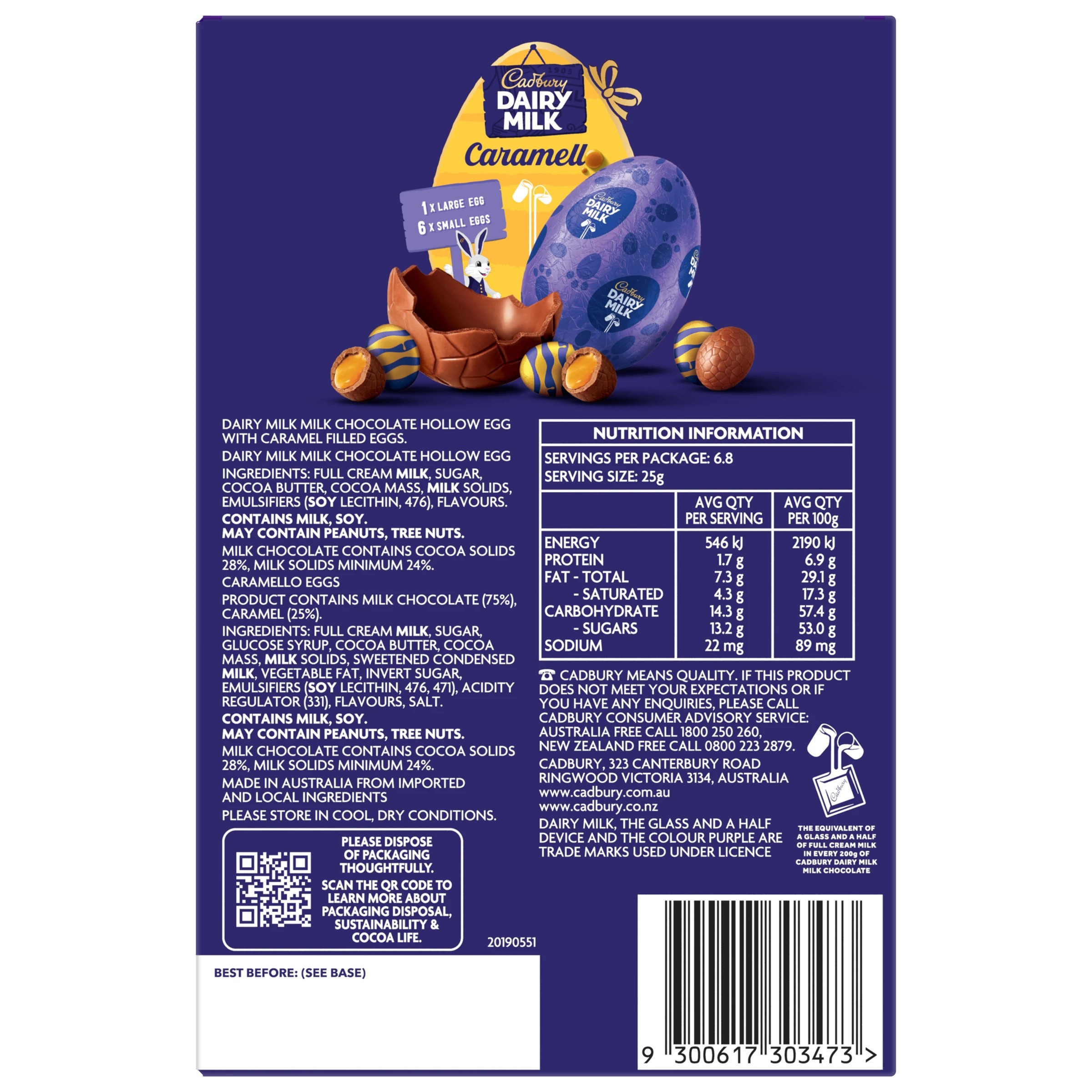 3 Cadbury Caramello Gift Box 170g, 3 of 6