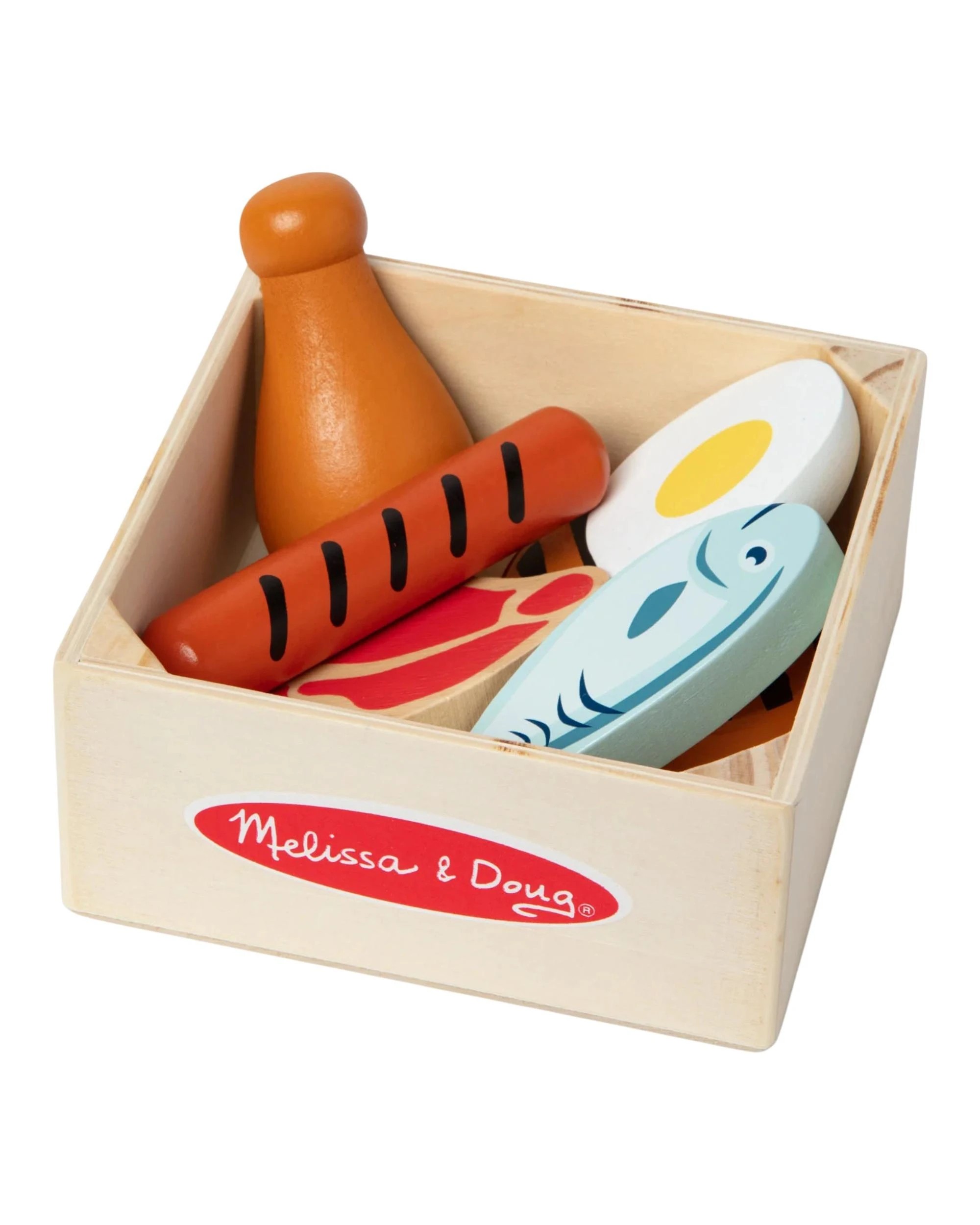 2 Melissa and Doug Wooden Food Groups Protein Play Set, 2 of 7