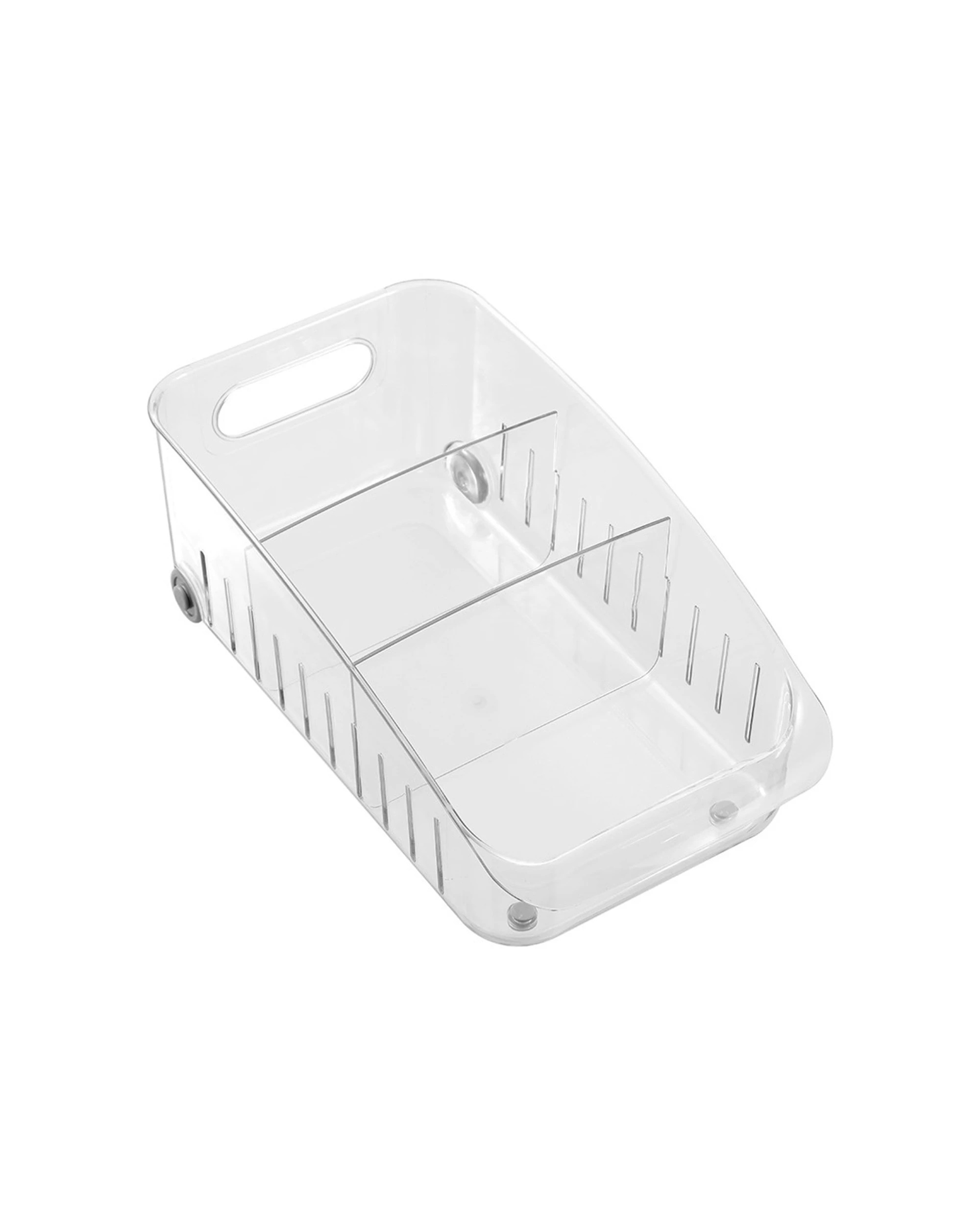 4 Boxsweden Crystal Roller Tray With Dividers Home Organisation 38x21x14cm - Clear, 4 of 6