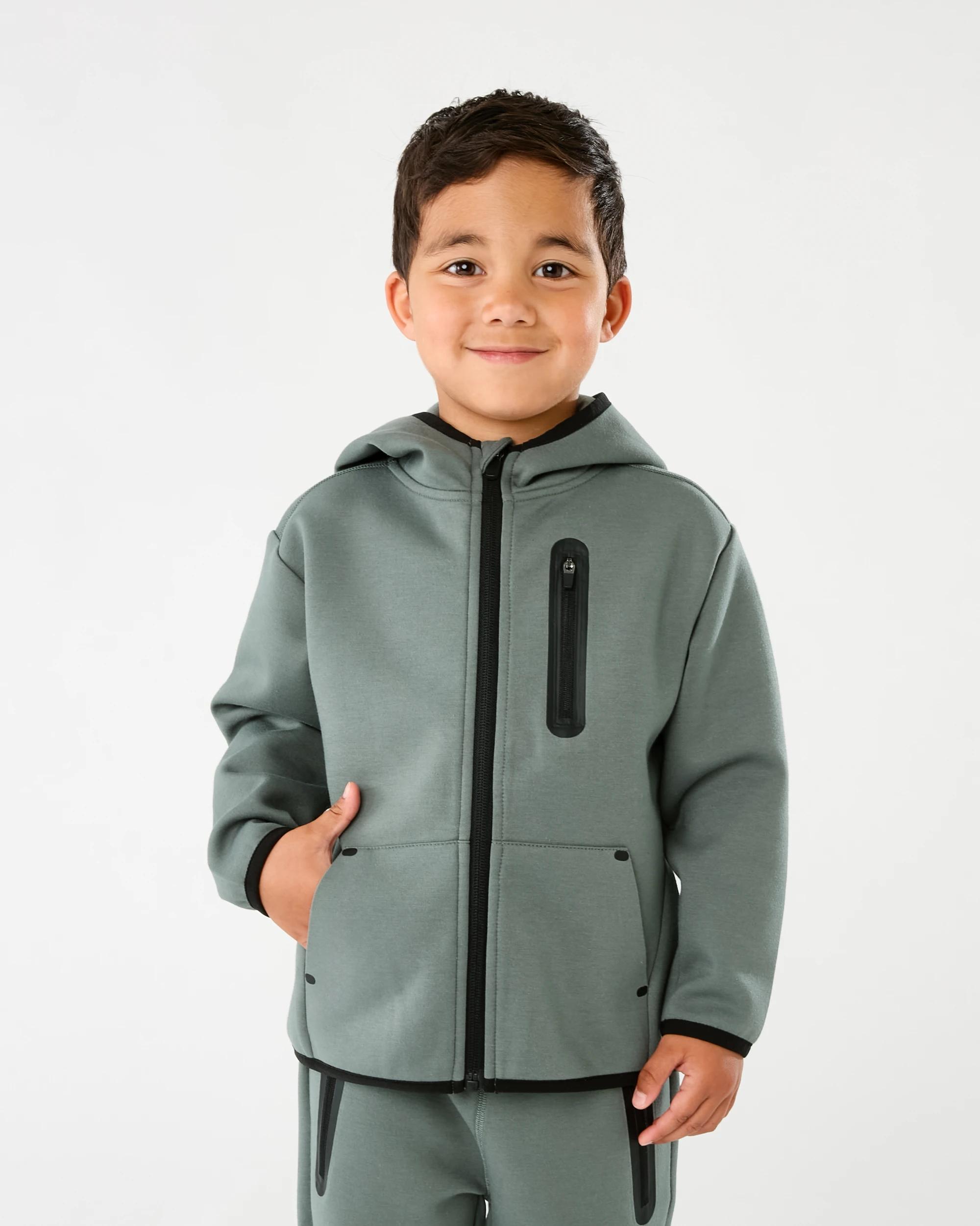 1 Active Kids Hoodie Seaglass, 1 of 8