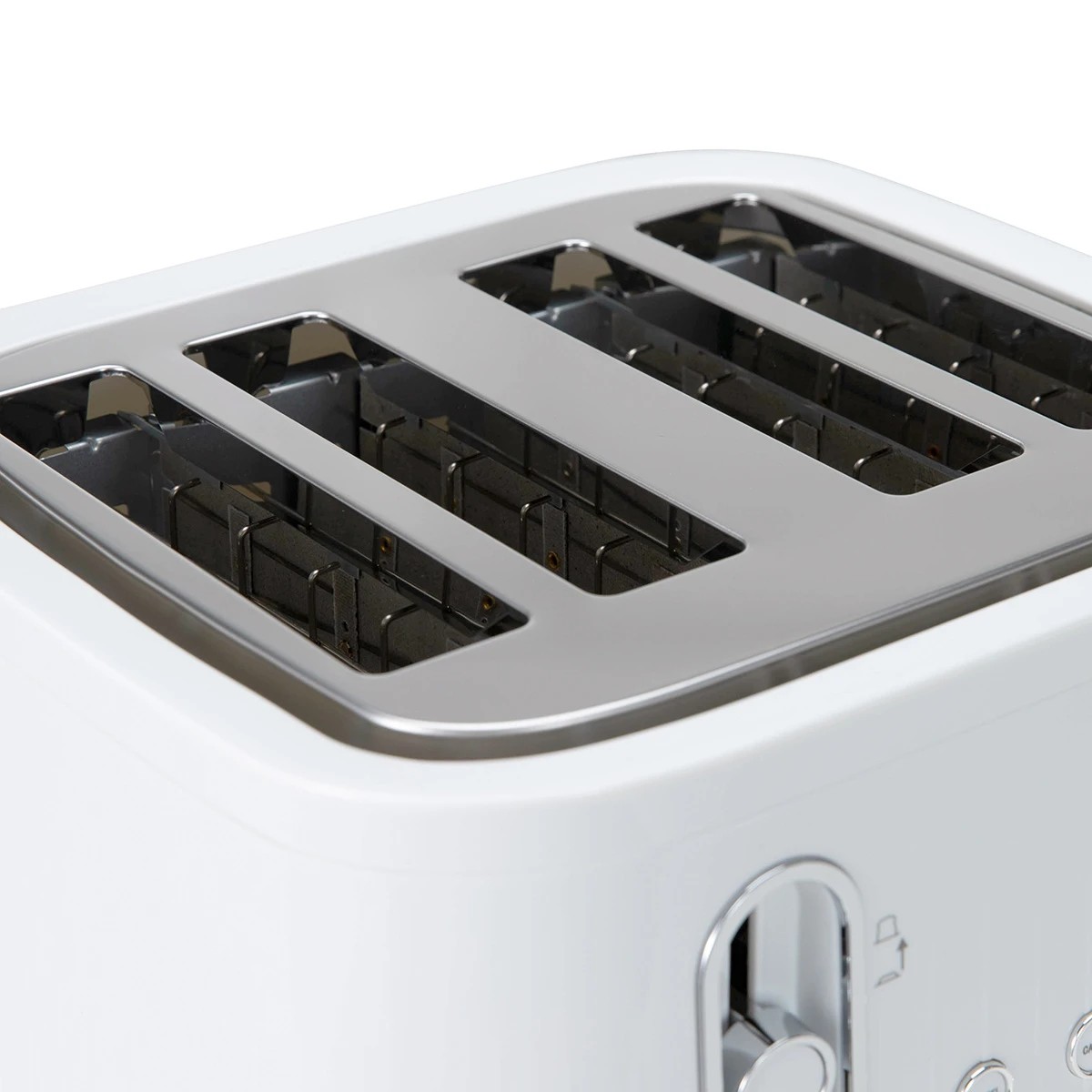 6 4 Slice Toaster - White, 6 of 8
