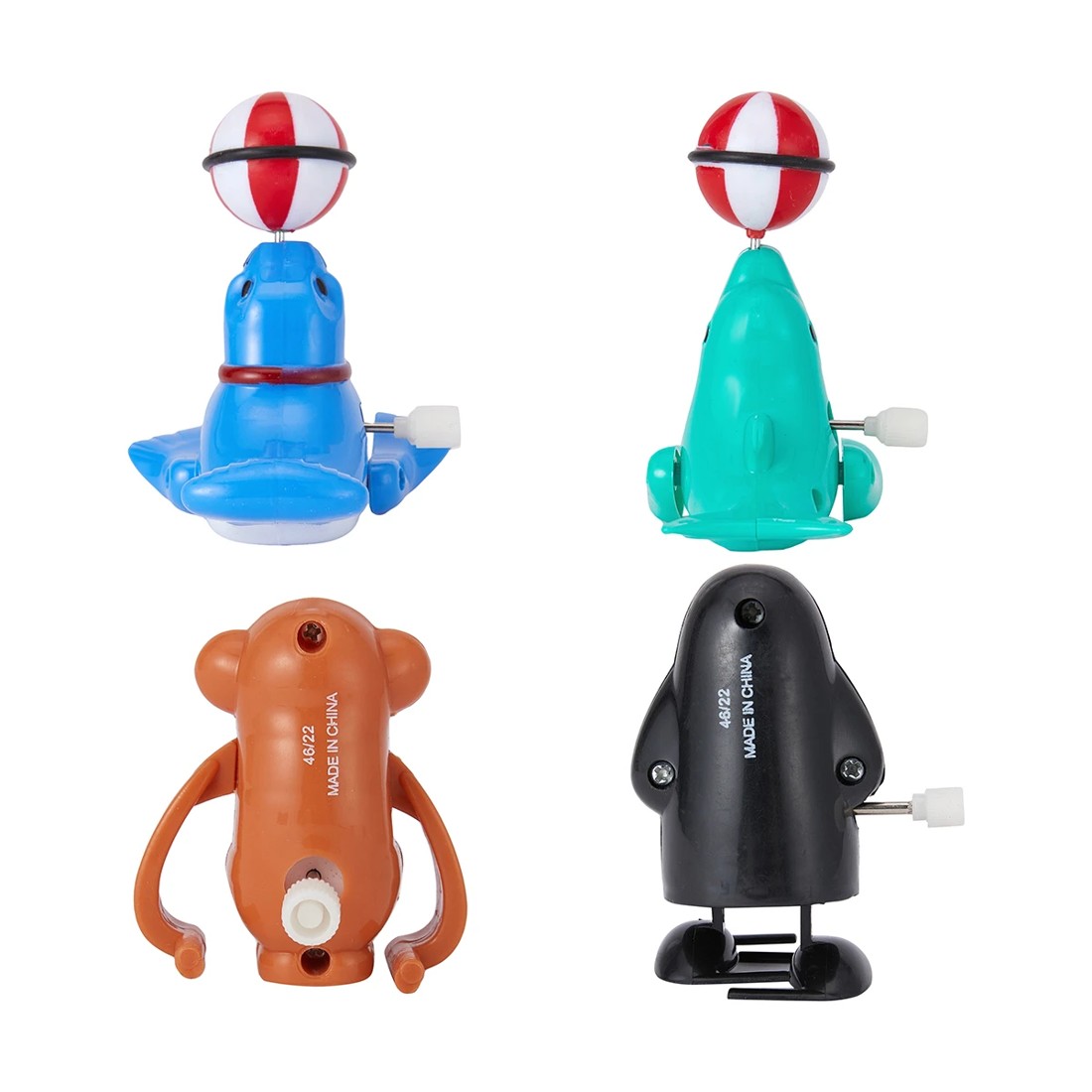 7 Wind Up Mini Animals - Assorted, 7 of 8