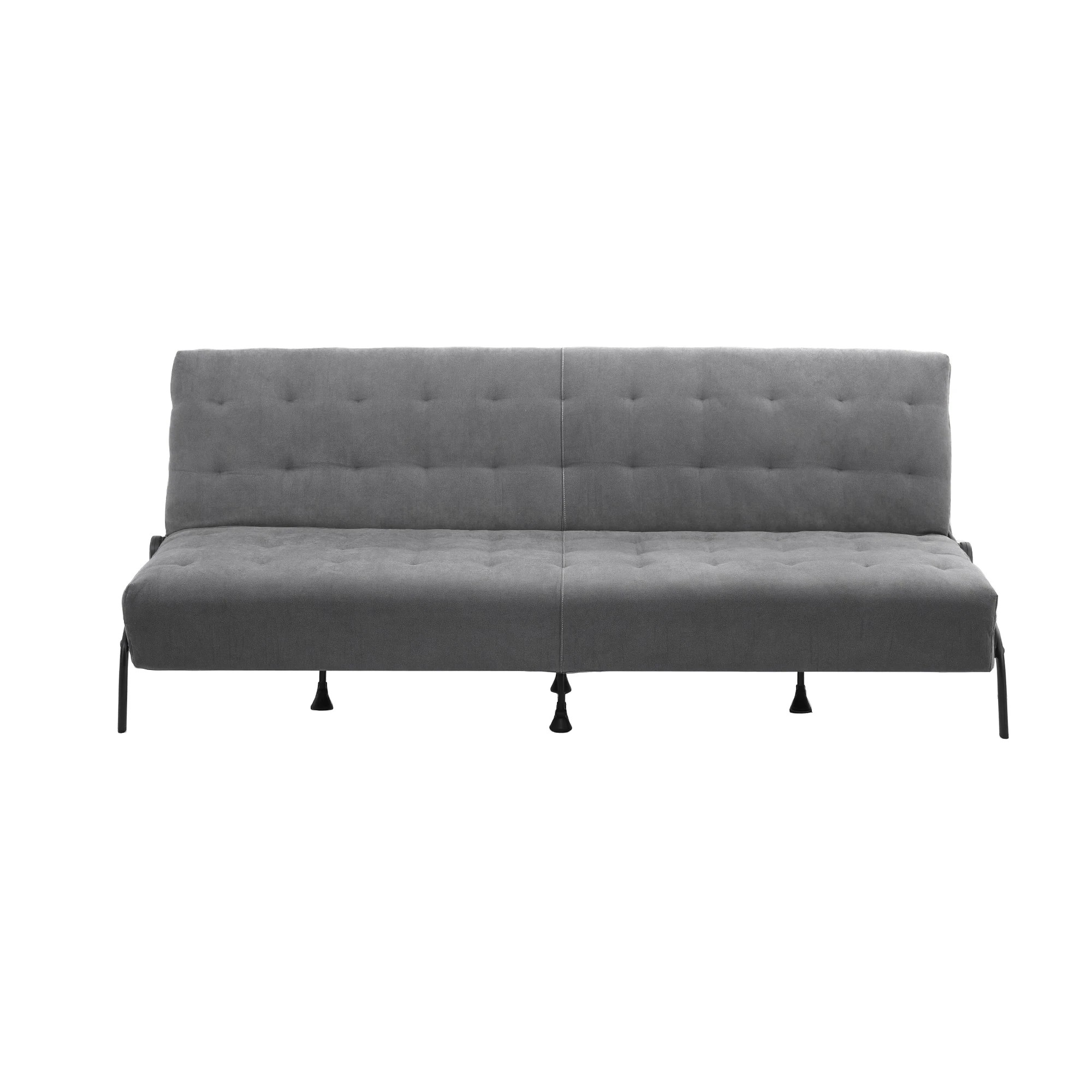 3 Artiss Sofa Bed 1.9m 3-Seater Soft Innerspring Adjustable Couch Futon Chair - Grey, 3 of 4
