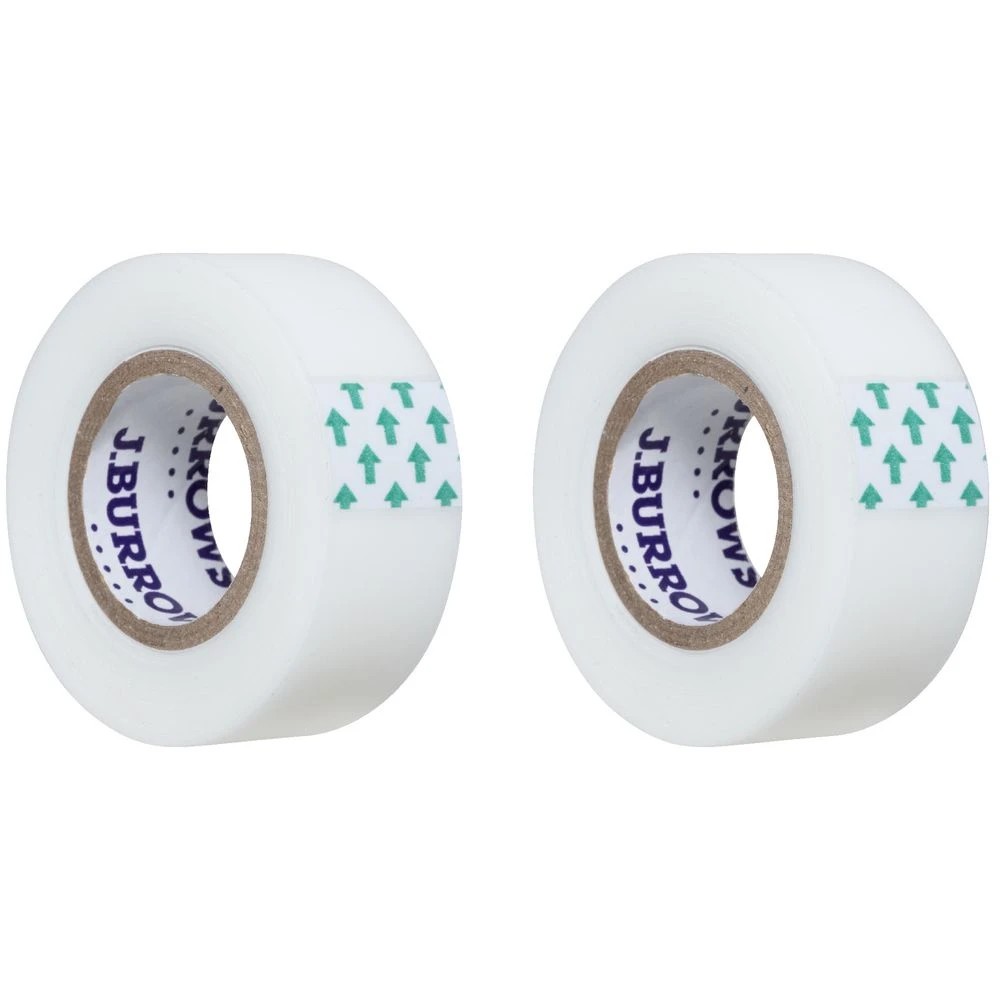 2 J.Burrows Clear Tape 18mm x 25m 2 Pack, 2 of 2