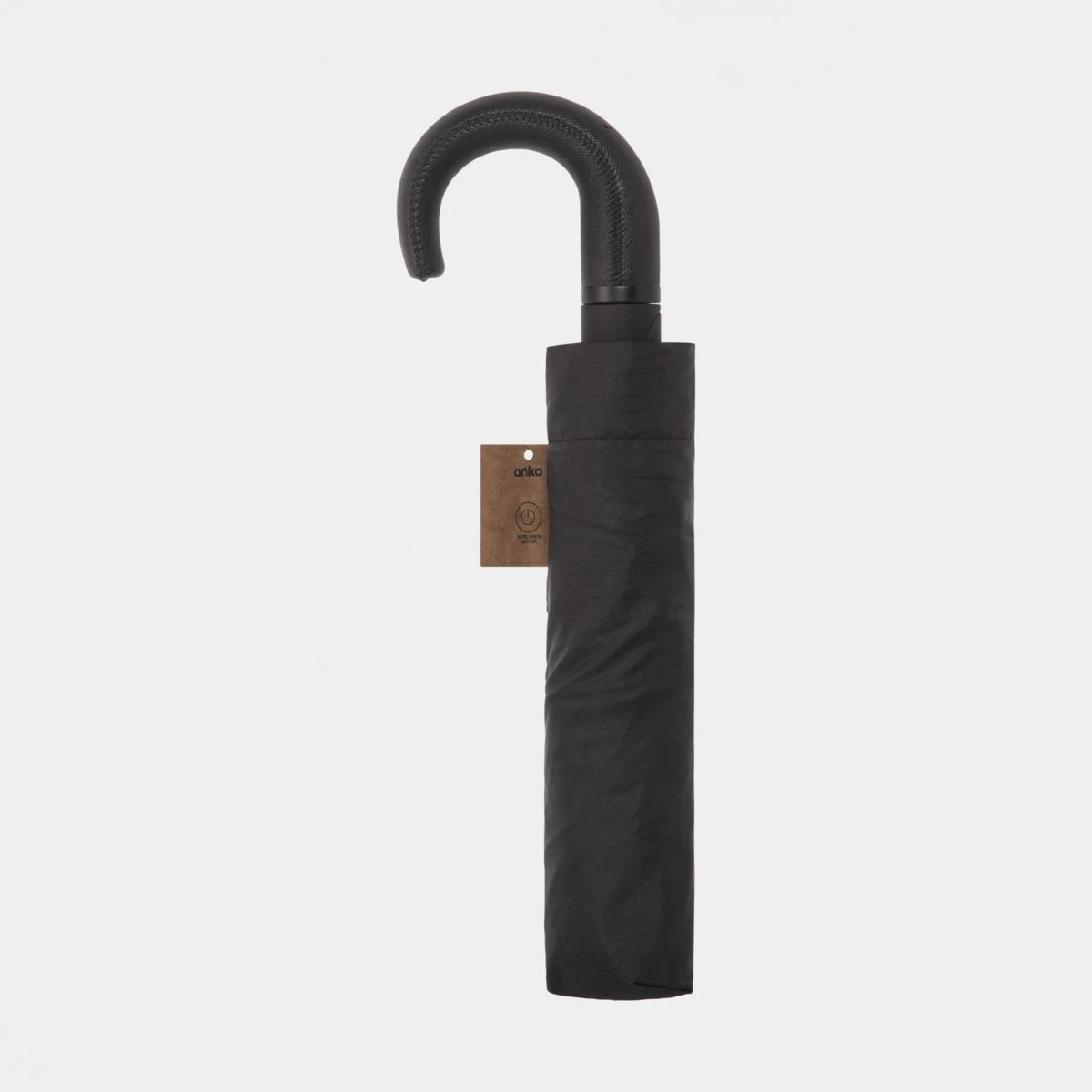 2 J Handle Collapsible Umbrella - Black, 2 of 2