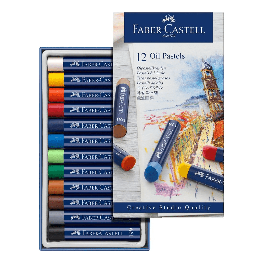 2 Faber-Castell Oil Pastels 12 Pack, 2 of 2