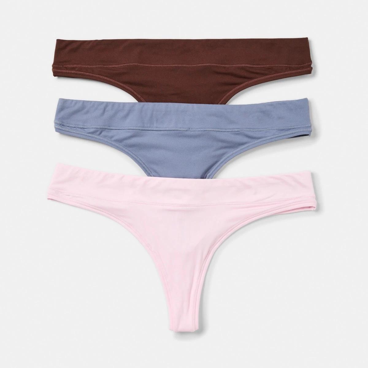 1 3 Pack Marla G-string Briefs BALLERINA, STEEL GREY, CHOCOLATE FUDGE, 1 of 8