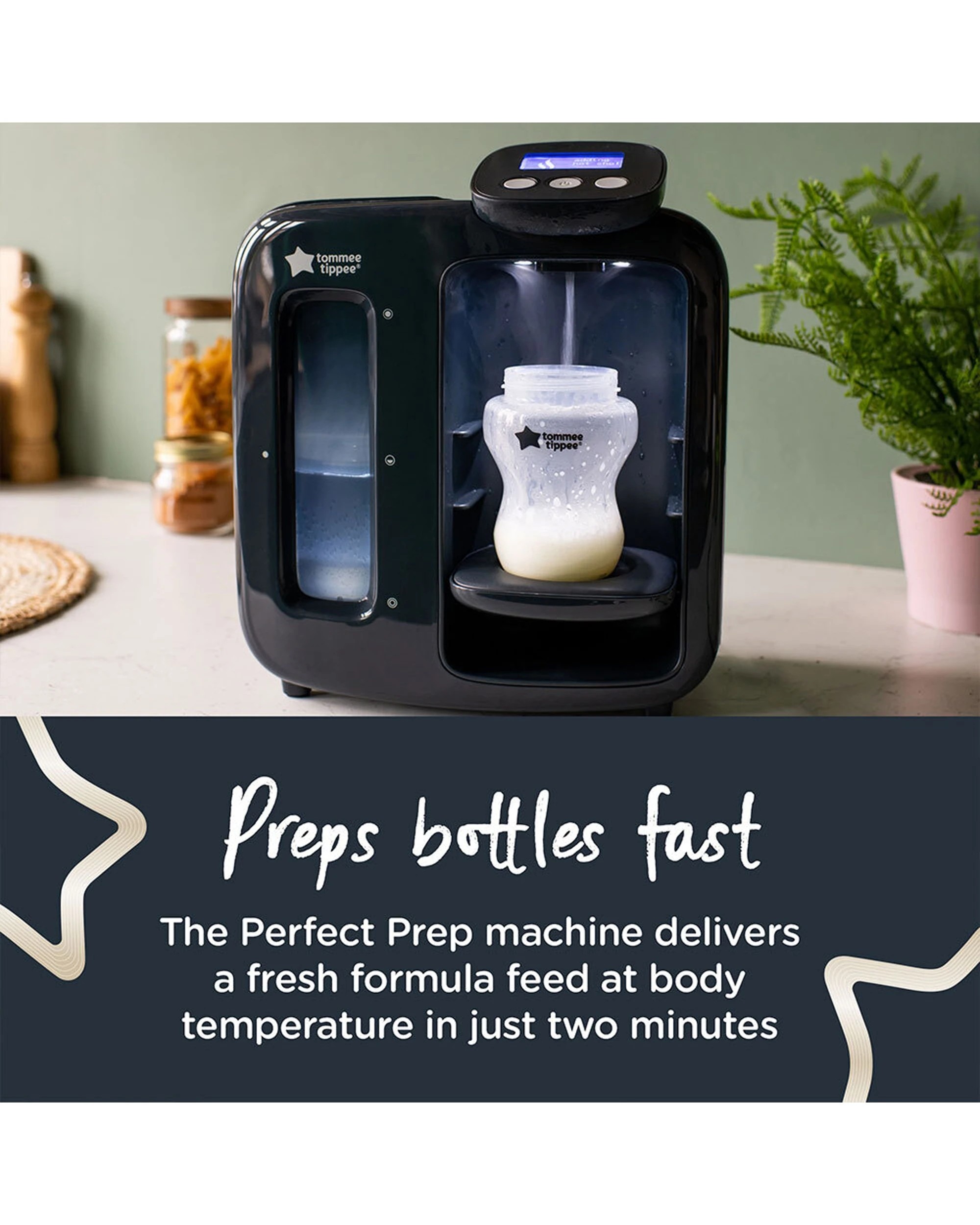 3 Tommee Tippee Perfect Prep Day and Night Baby Bottle Maker 2-Minute Prep - Black, 3 of 5