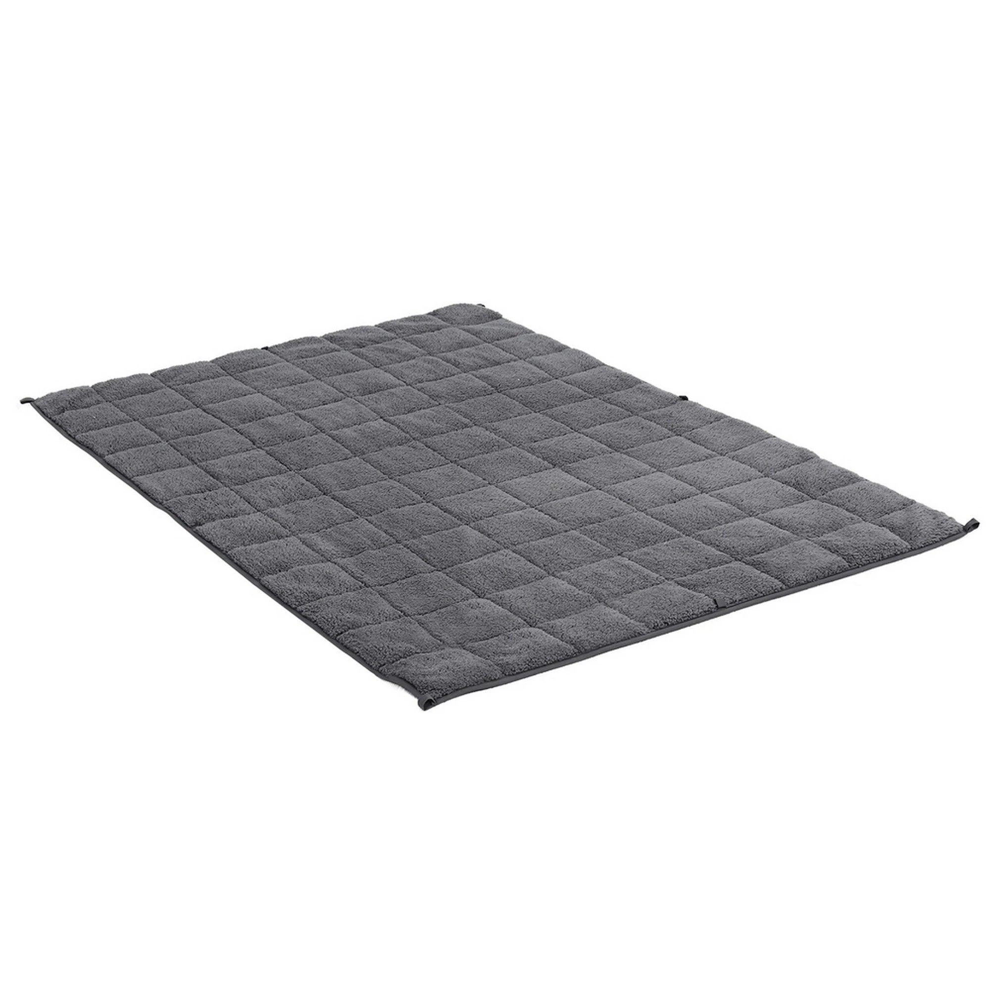 3 Giselle Bedding Weighted Blanket Fleece Sherpa Heavy Blanket 4.5KG - Grey, 3 of 10