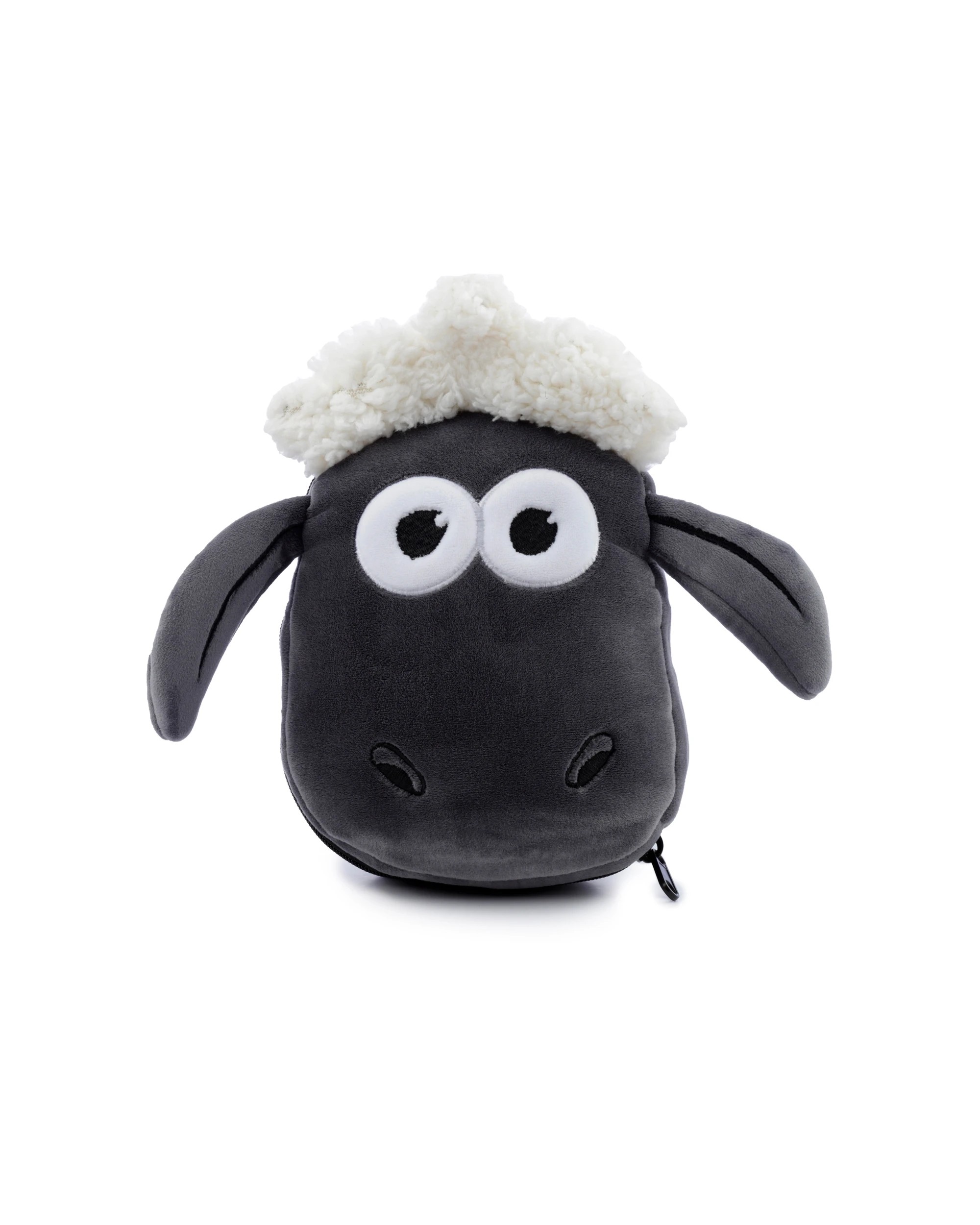 1 Relaxeazzz - Shaun the Sheep: Travel Pillow & Eye Mask Set, Gray - Grey, 1 of 8
