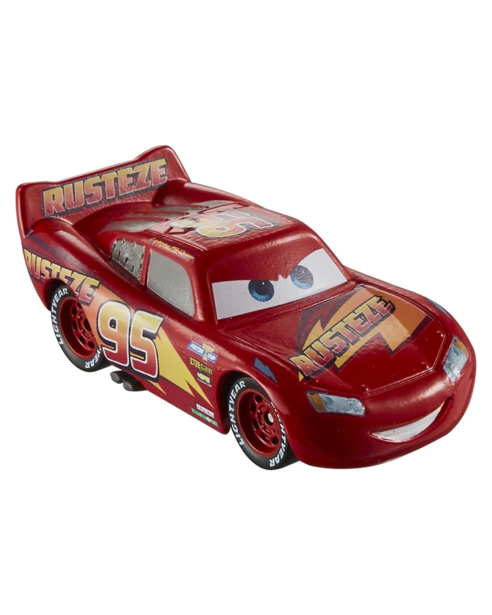 4 Disney Pixar Cars Rusteze Lightning McQueen Diecast Car, 4 of 4