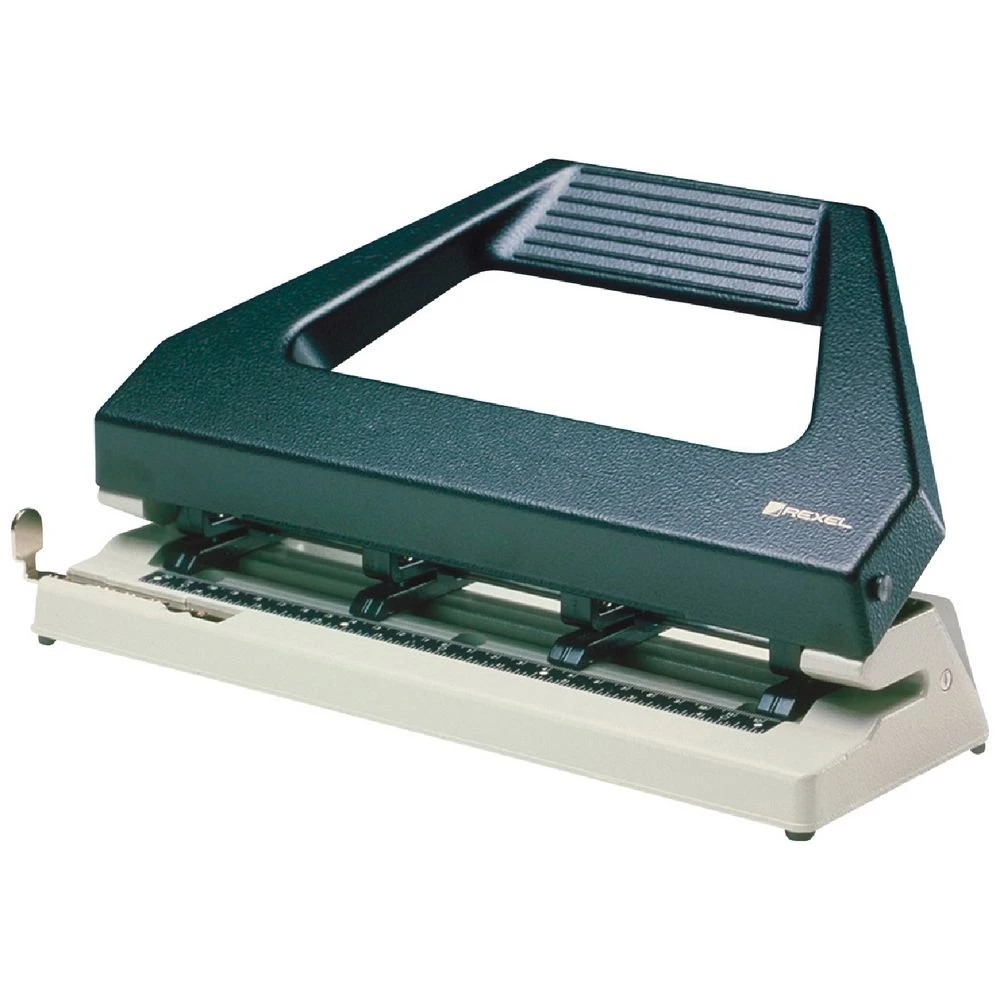 1 Rexel V430 Heavy Duty 4 Hole Punch Black, 1 of 1