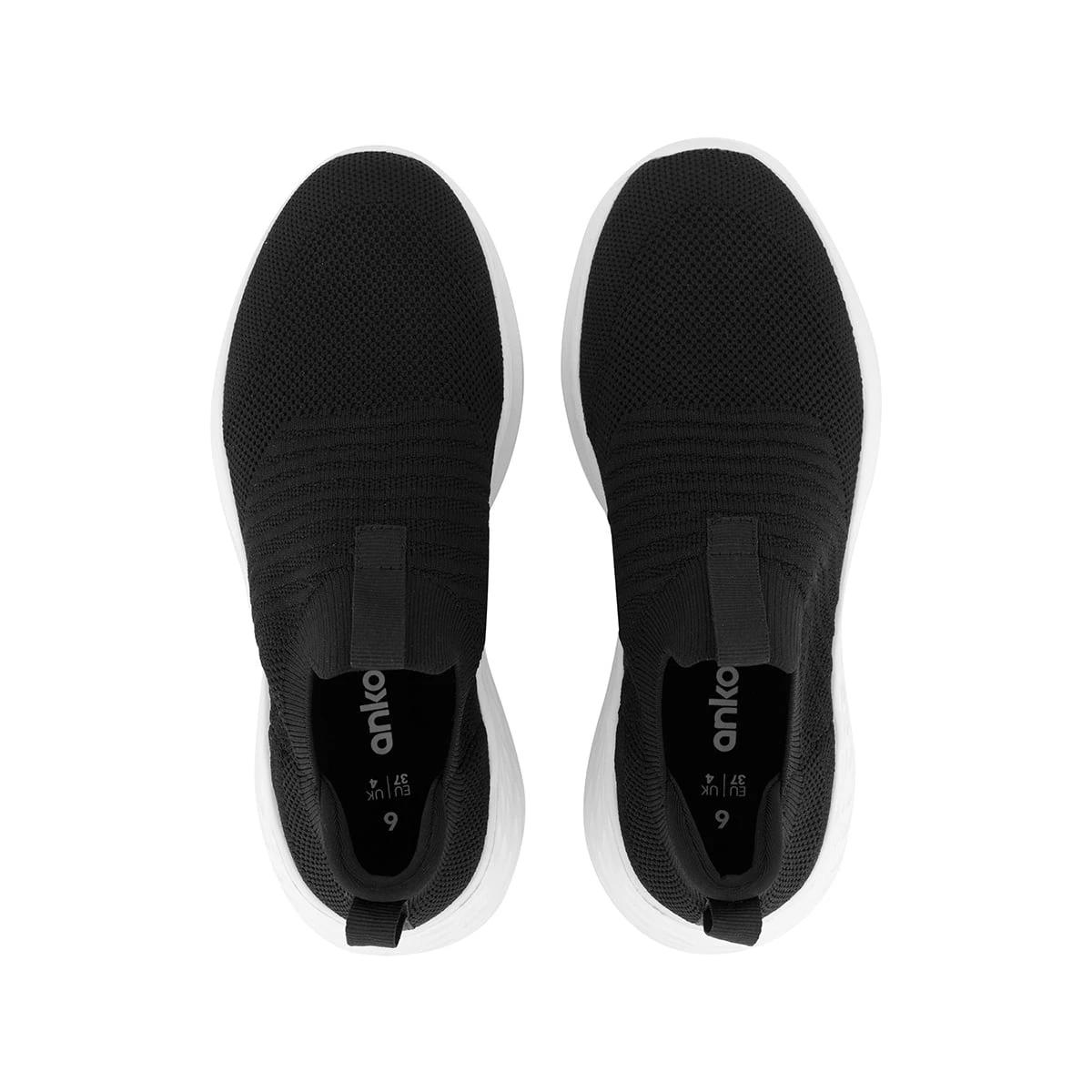 2 Active Womens Slip-on Sneakers BLACK, 2 of 5