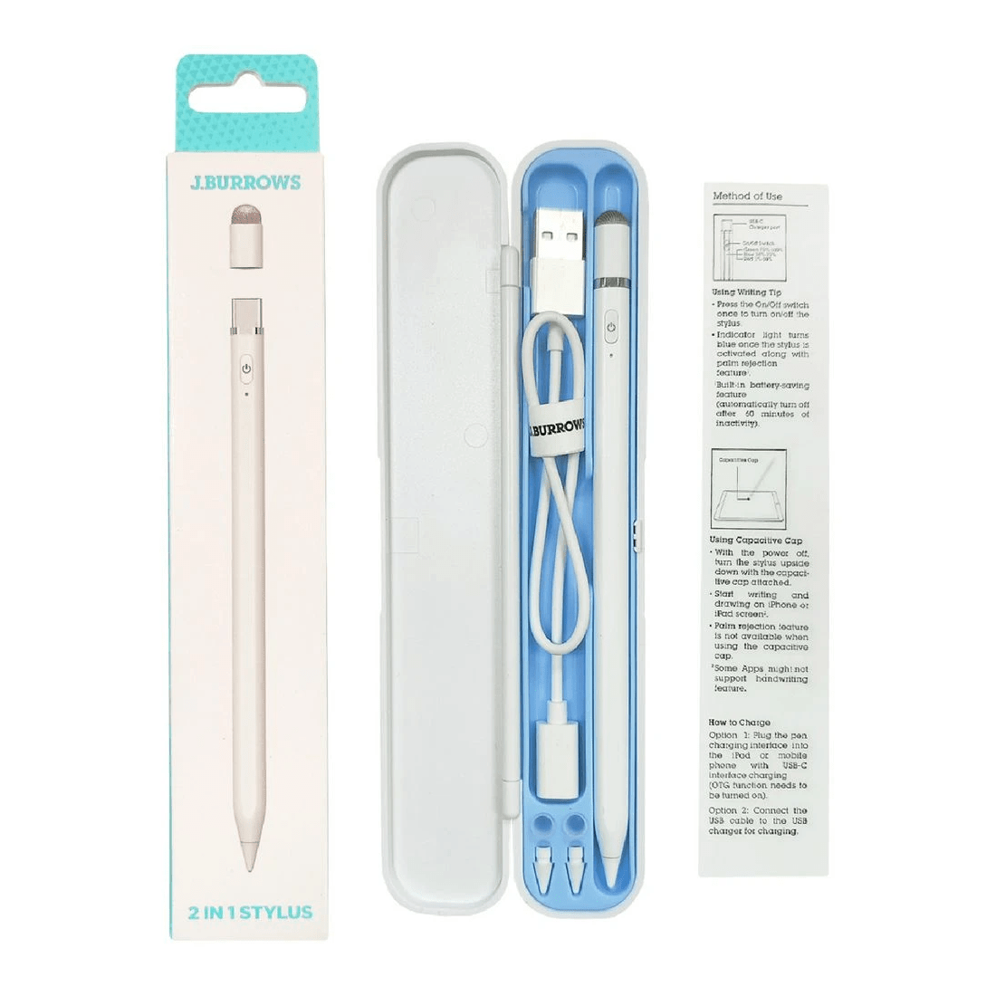 3 J.Burrows 2-in-1 Active Stylus Pen, 3 of 9