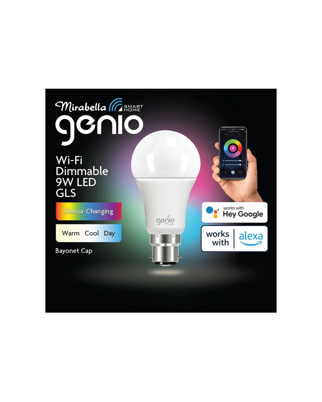 Mirabella Genio Wi-Fi Dimmable 9W LED 