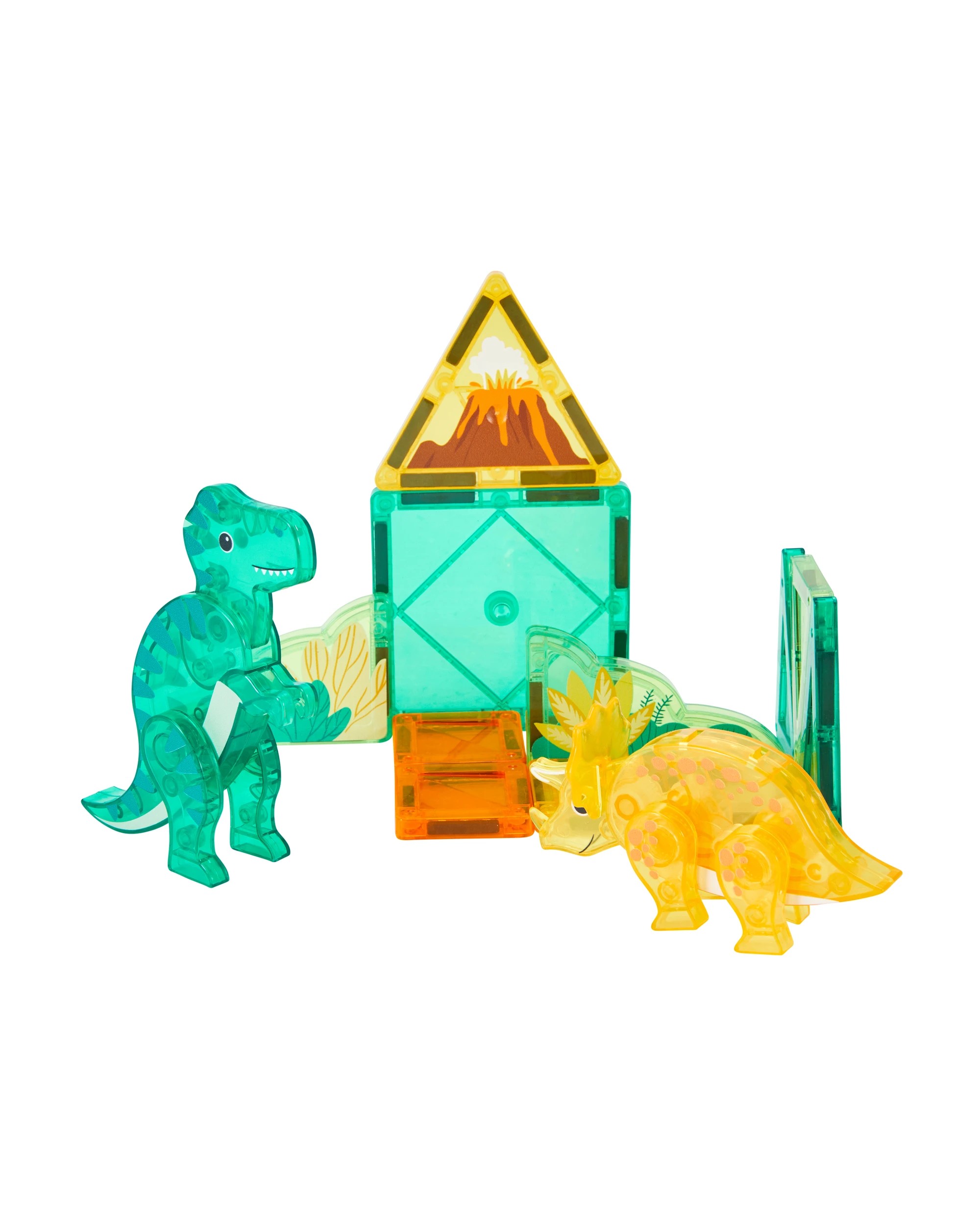 2 13 Piece Dinosaur Magnetic Tiles, 2 of 7