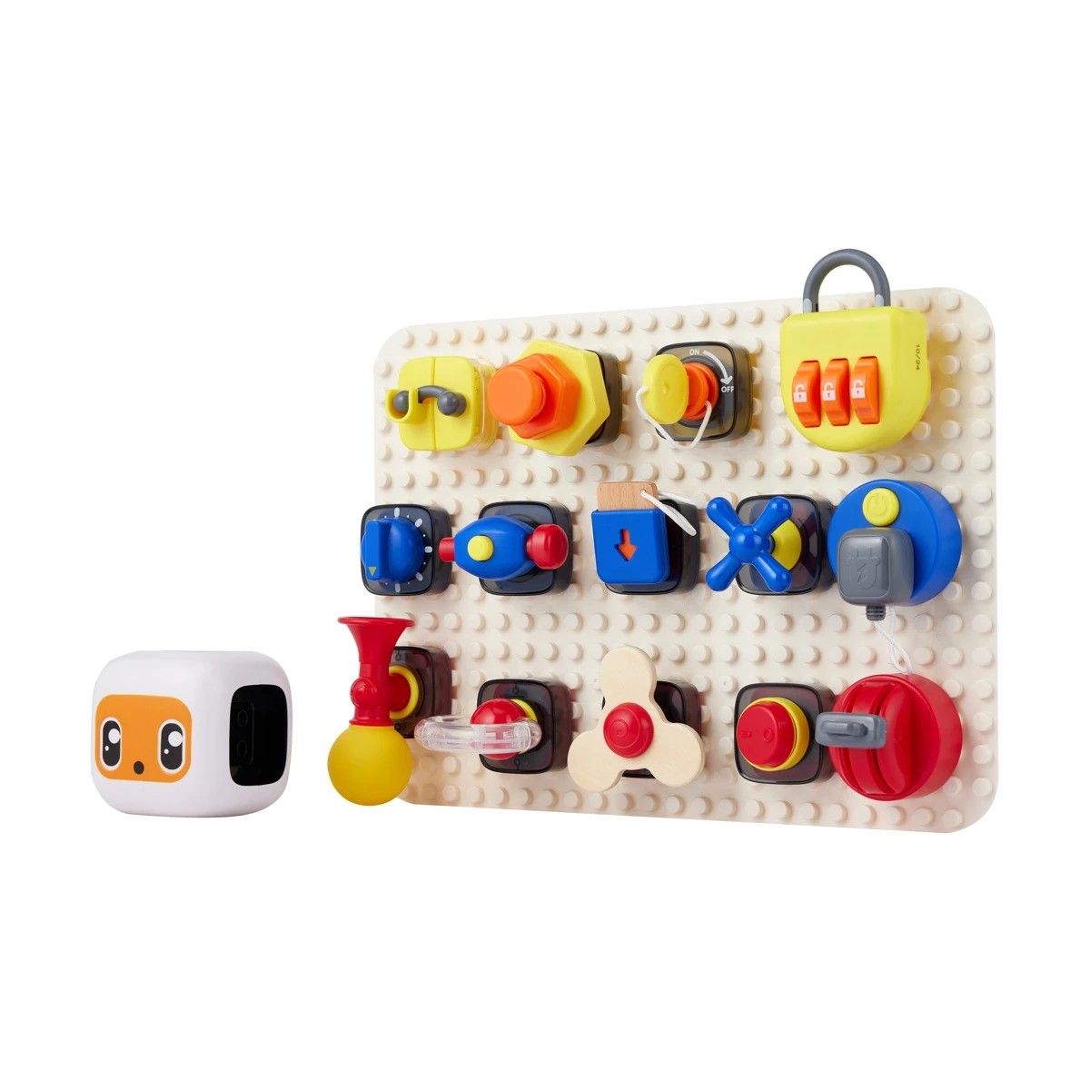 1 Play & Learn Busy Board Deluxe, 1 of 9