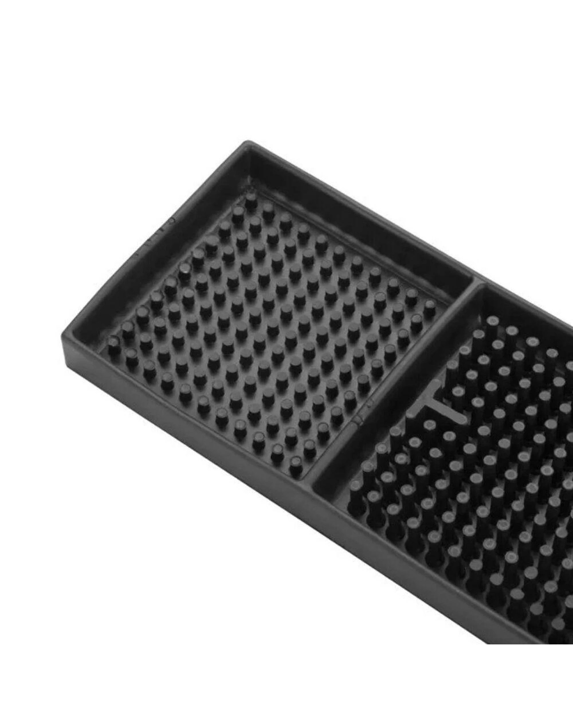 3 Trenton Bar Mat  Runner 610 x 83mm Black Rubber, 3 of 4