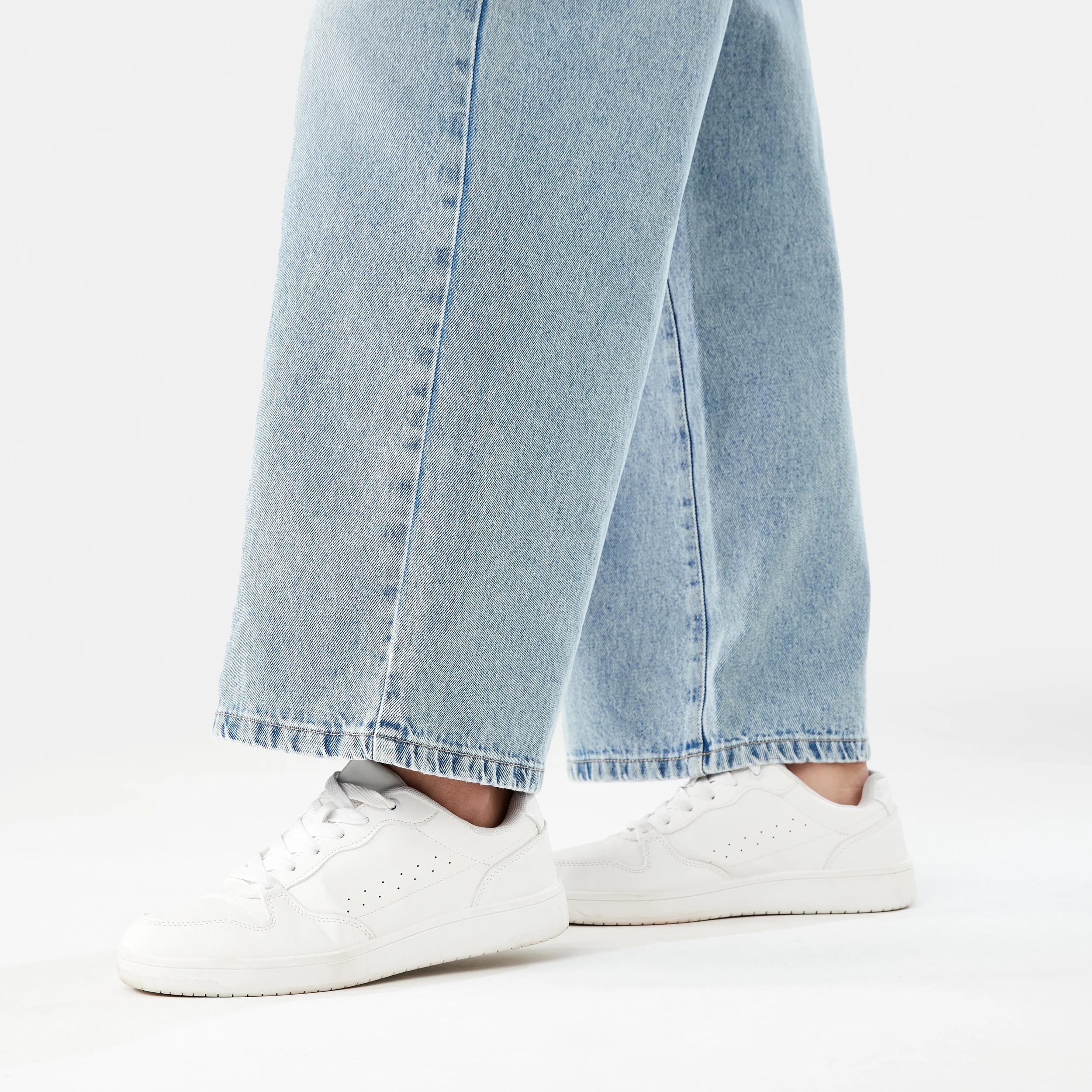 7 Wide Leg Jeans LIGHT WASH DENIM, 7 of 9