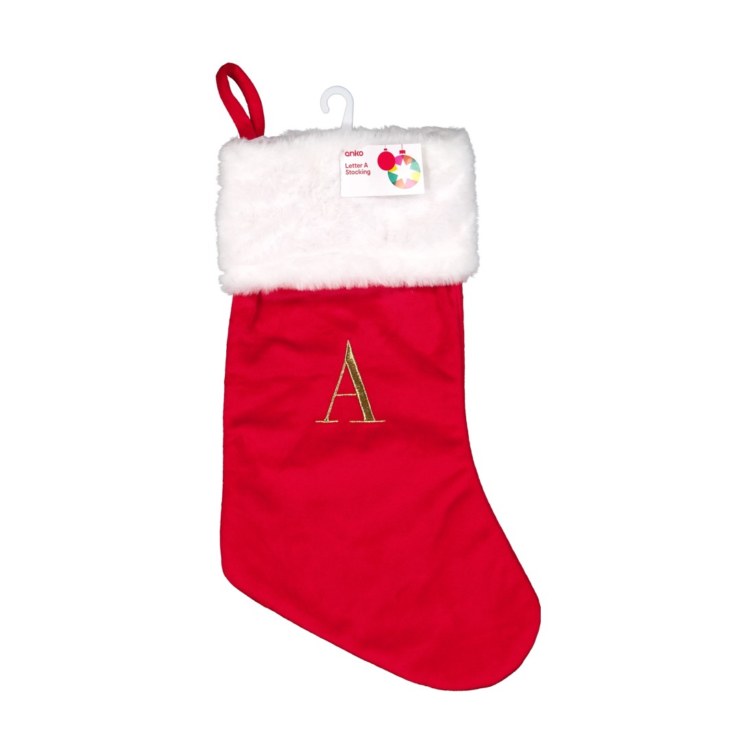 4 Letter A Stocking, 4 of 4