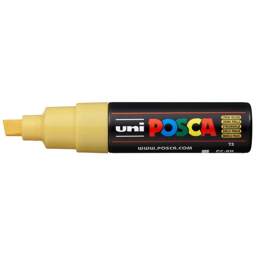 1 POSCA PC 8K Paint Marker Straw Yellow, 1 of 5