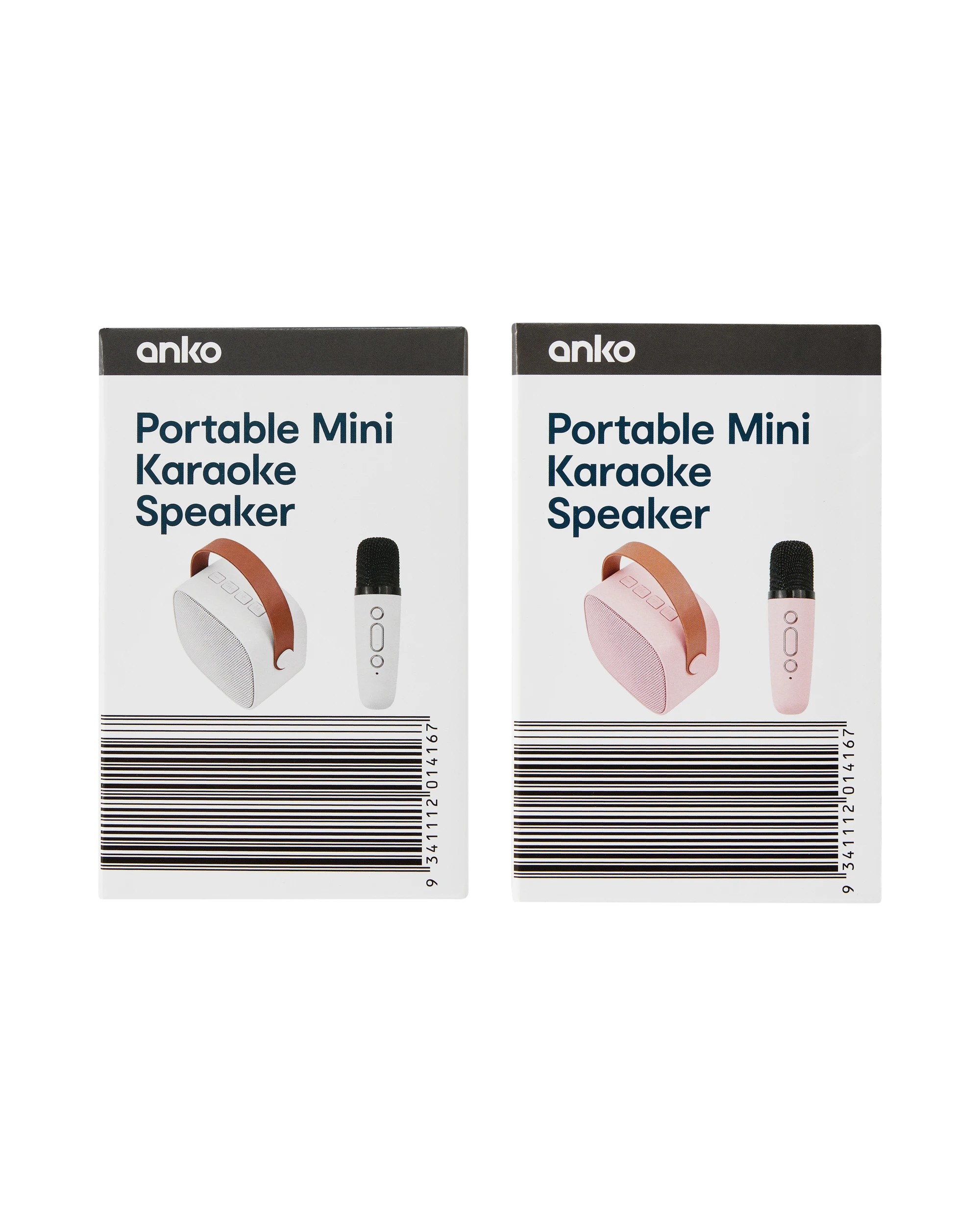 9 Portable Mini Karaoke Speaker - White and Pink, 9 of 9