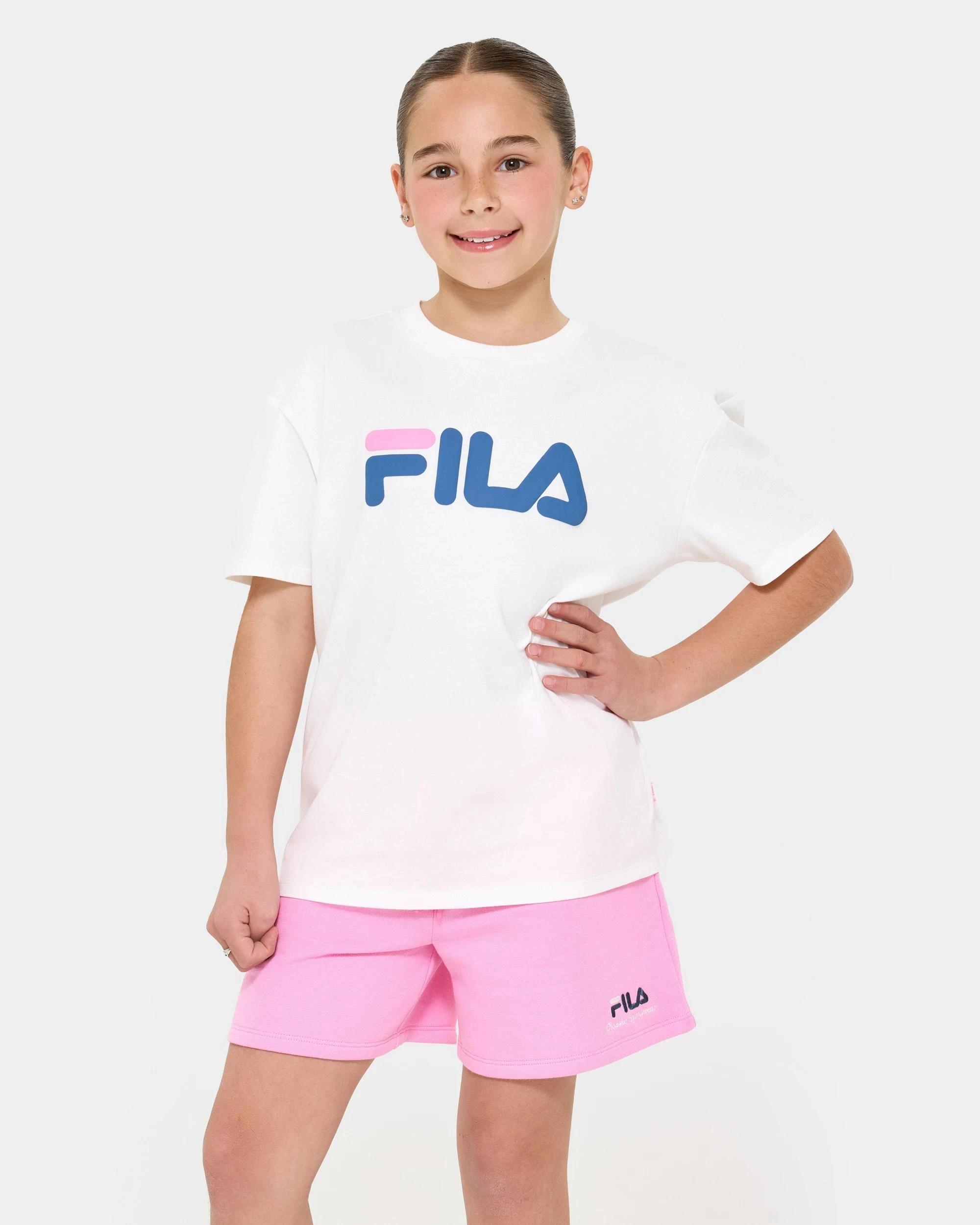 1 Fila Oversized Harper Athletics Club T-shirt - Cream CREAM, 1 of 7