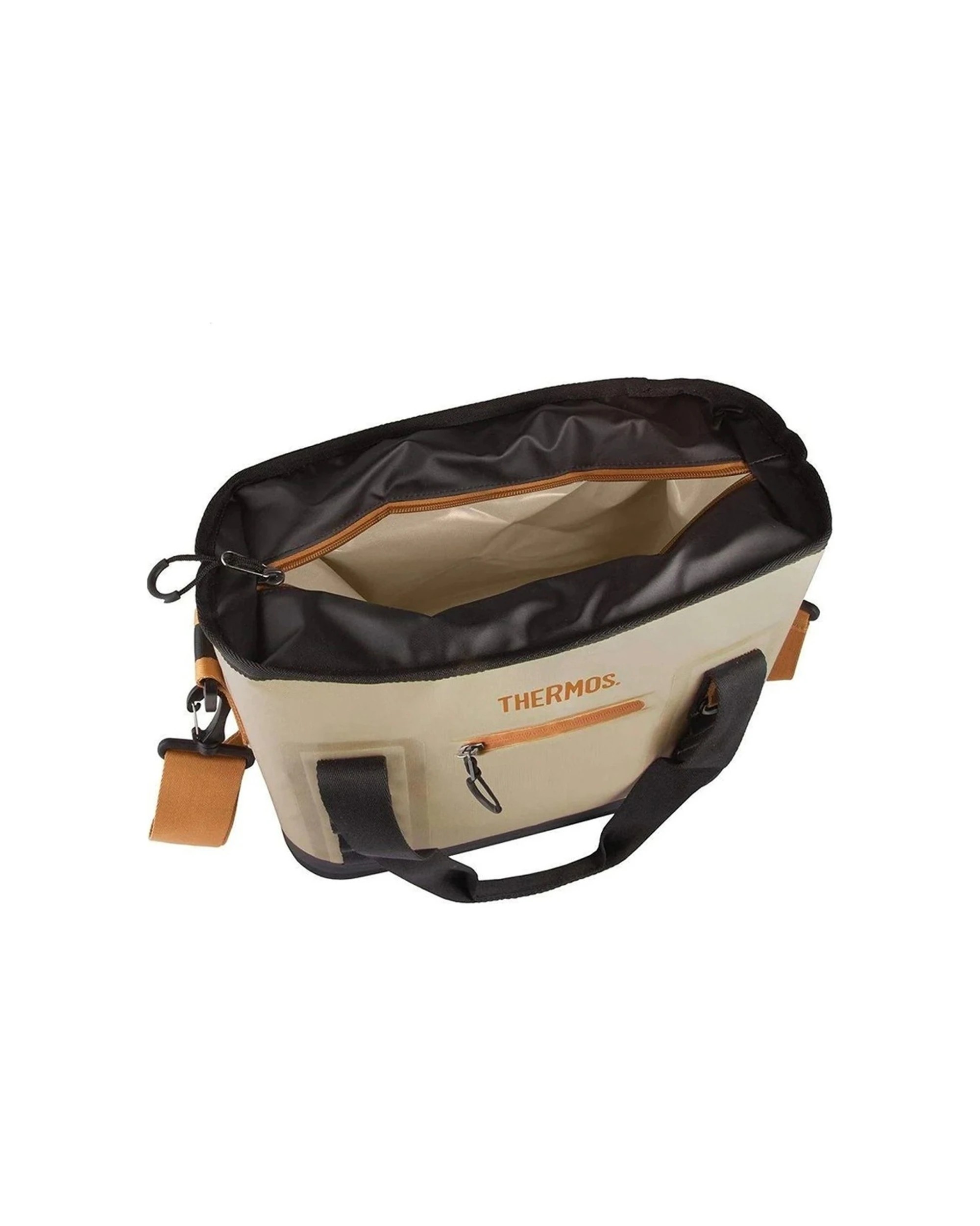 2 Thermos Trailsman 12 Can Portable Cooler With Adjustable Strap And Pocket - Beige, 2 of 3