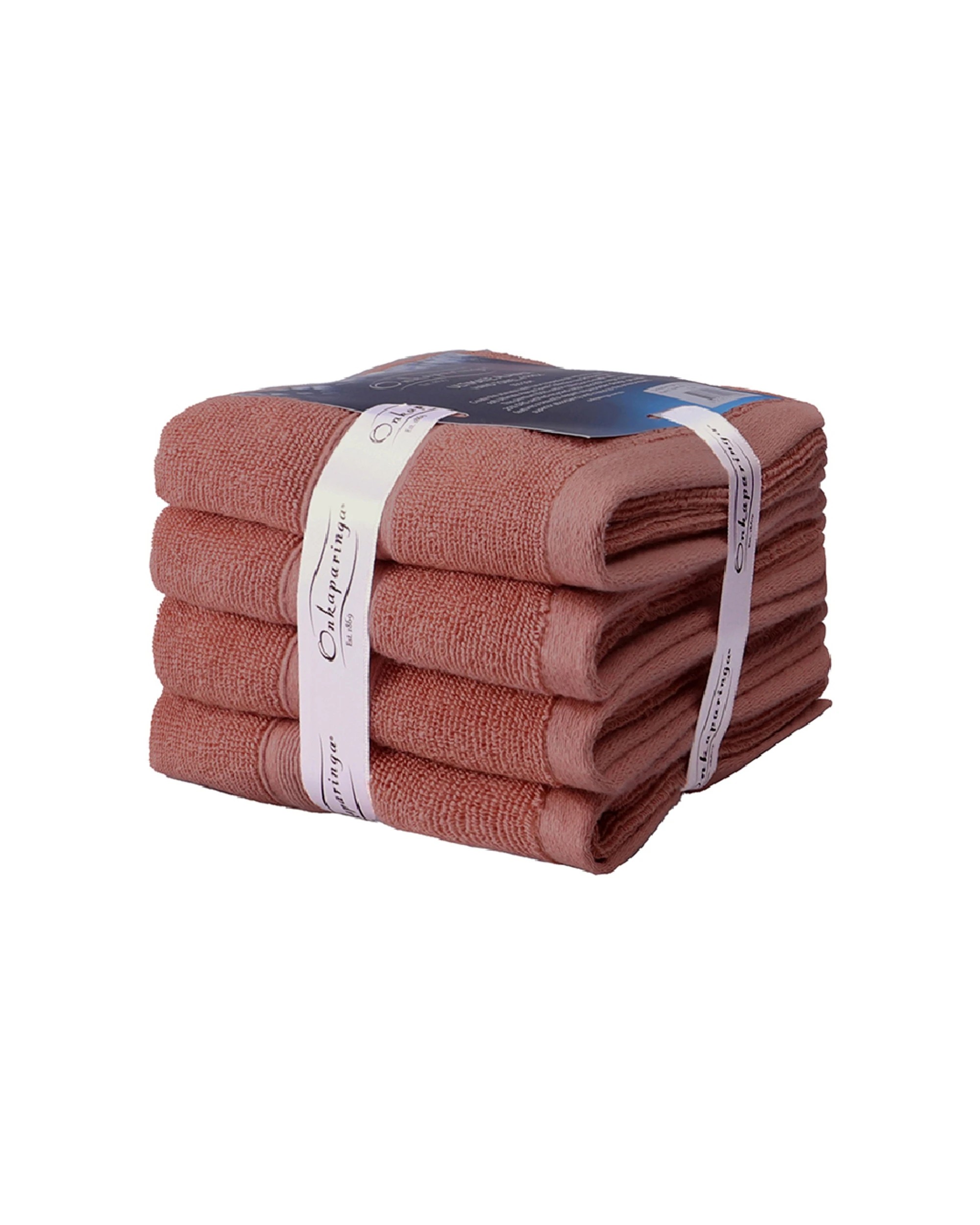 2 Onkaparinga Ultimate Alanya Hand Towel 550Gsm Clay 4PK - Brown, 2 of 3
