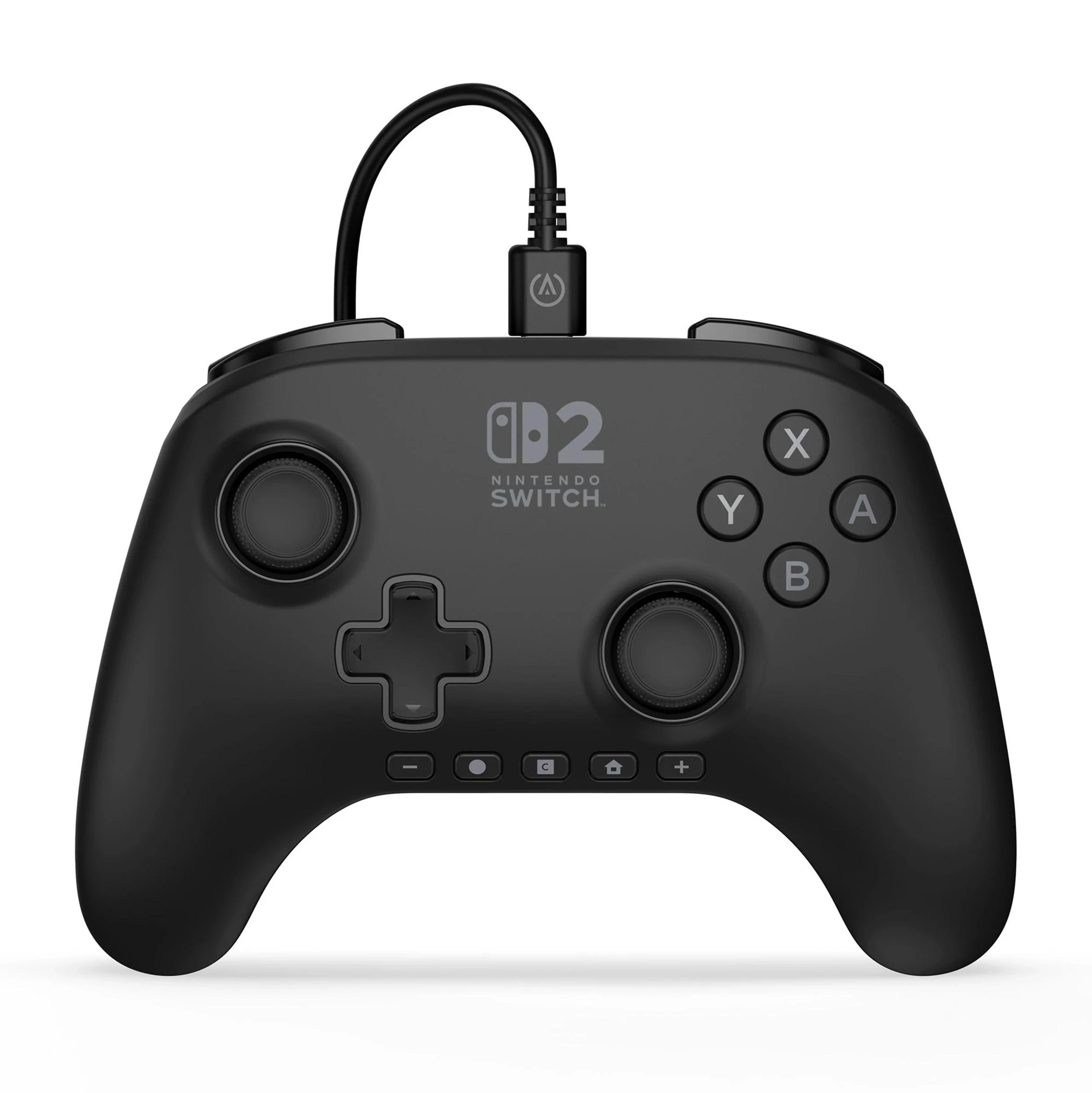 1 Black Wired Controller for Nintendo Switch 2 - Black, 1 of 5