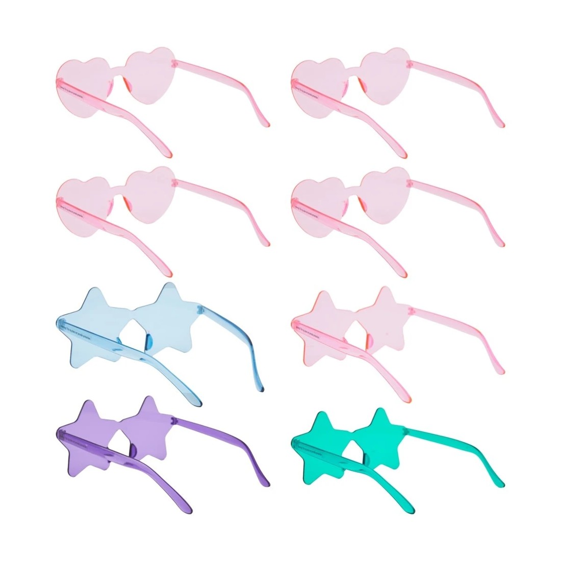 2 4 Piece Novelty Shaped Glasses - Assorted, 2 of 5