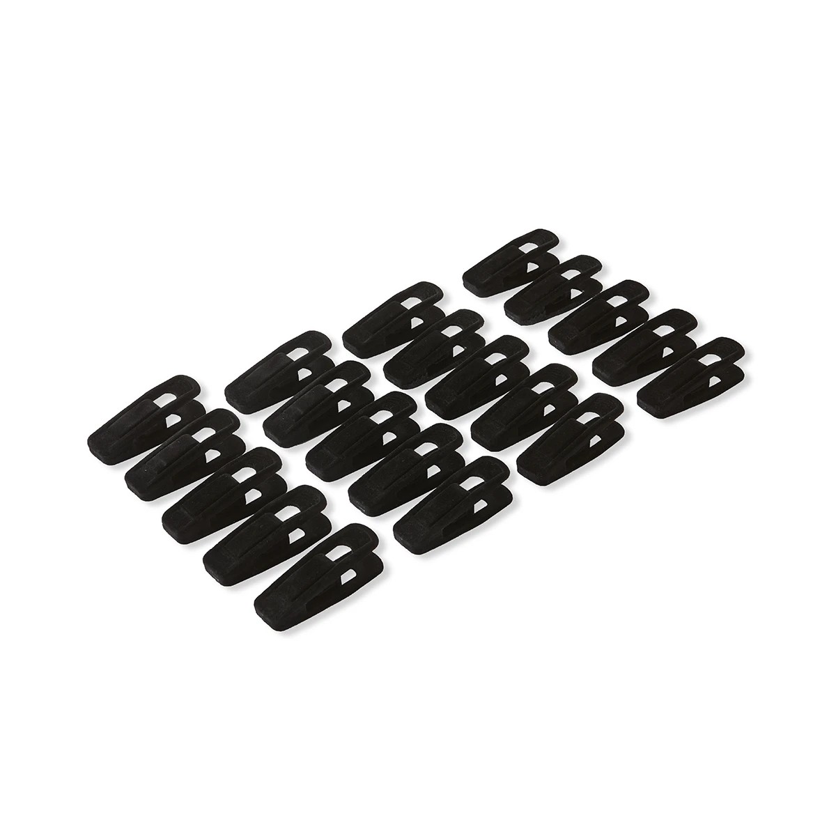 3 20 Pack Flocked Hanger Clips, 3 of 6