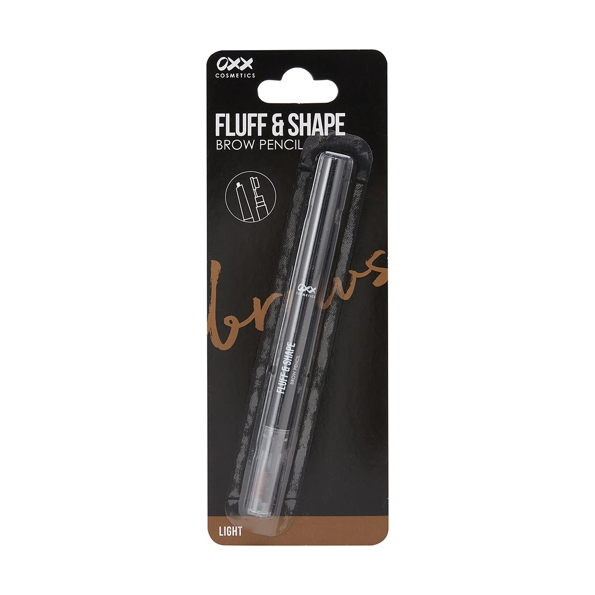 1 OXX Cosmetics Fluff & Shape Brow Pencil - Light Brown, 1 of 6