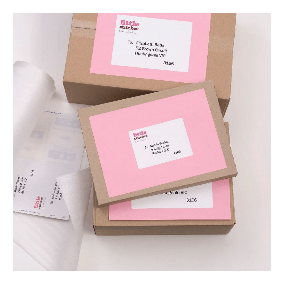 6 Avery 1UP Inkjet Laser A6 Shipping Labels 25 Sheets, 6 of 7