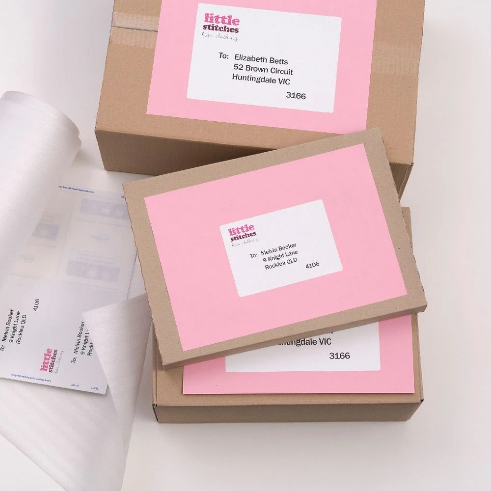 6 Avery 1UP Inkjet Laser A6 Shipping Labels 25 Sheets, 6 of 7