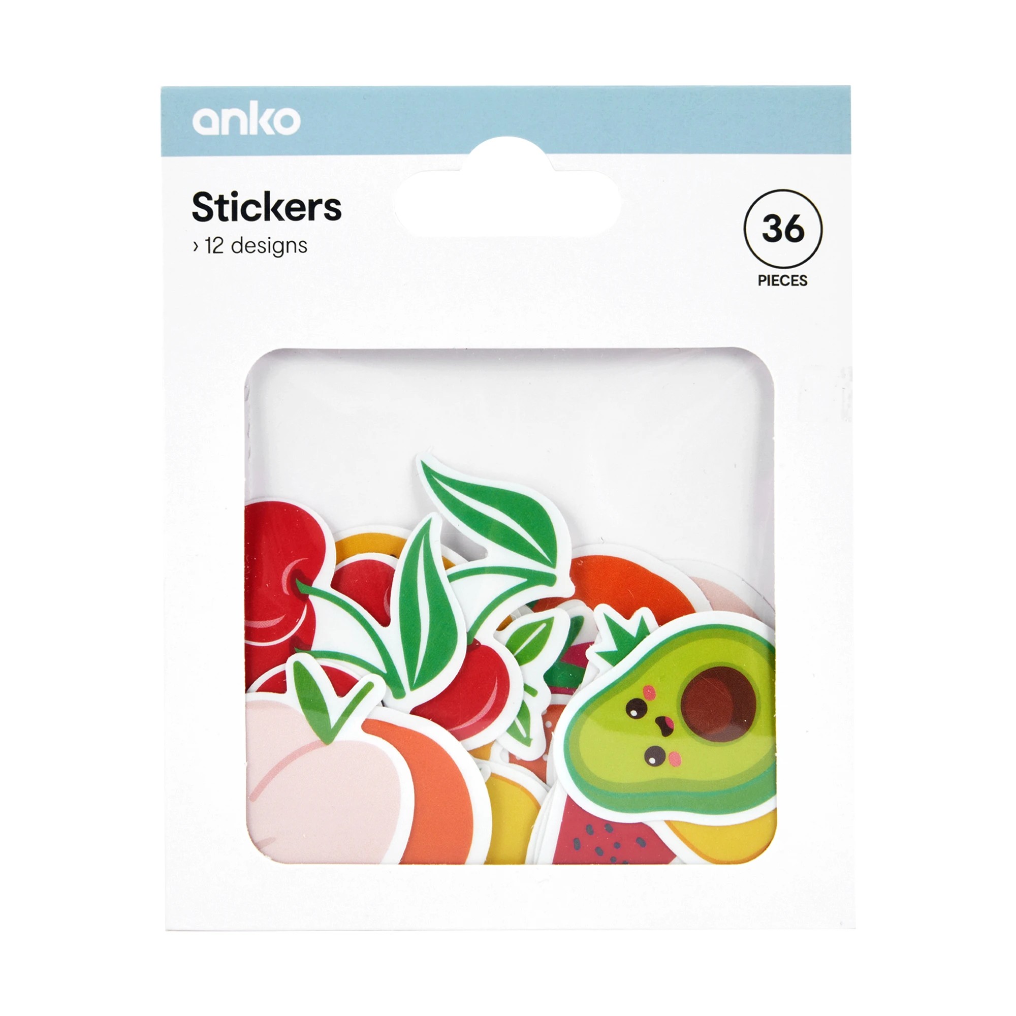1 36 Piece Stickers - Fruits, 1 of 3