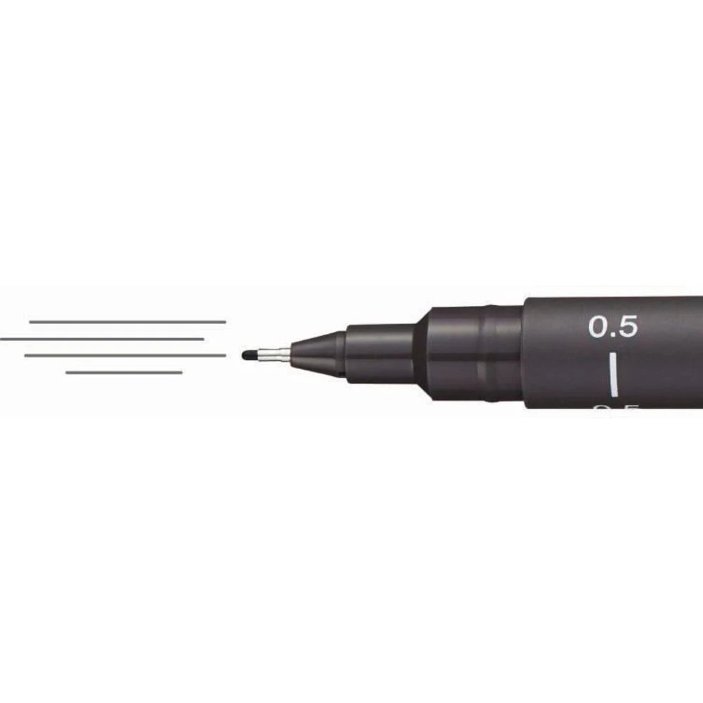 2 Uni Pin Fineliner 0.5 mm Dark Grey, 2 of 2