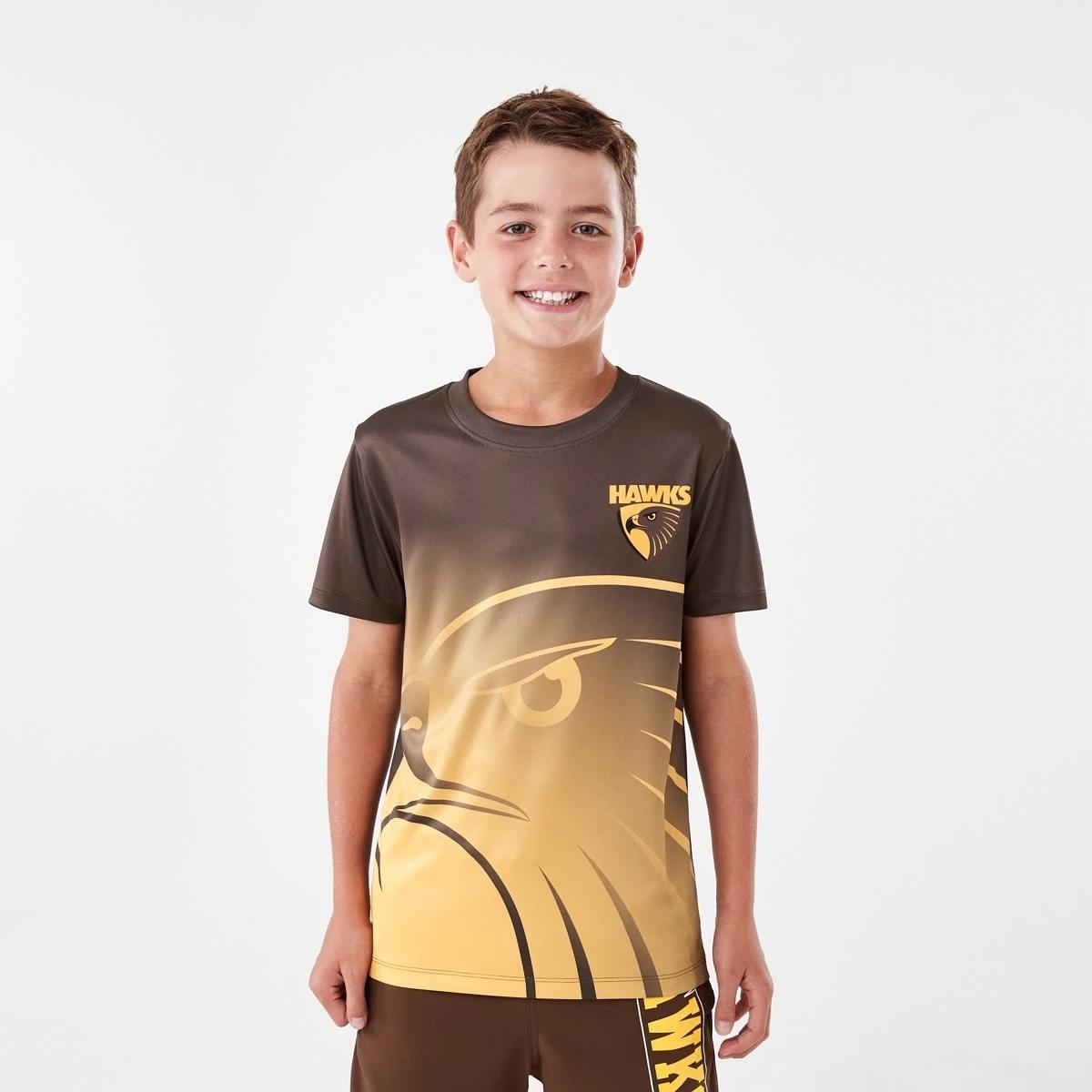 2 Official AFL Kids Training T-shirt Hawthorn, 2 of 10